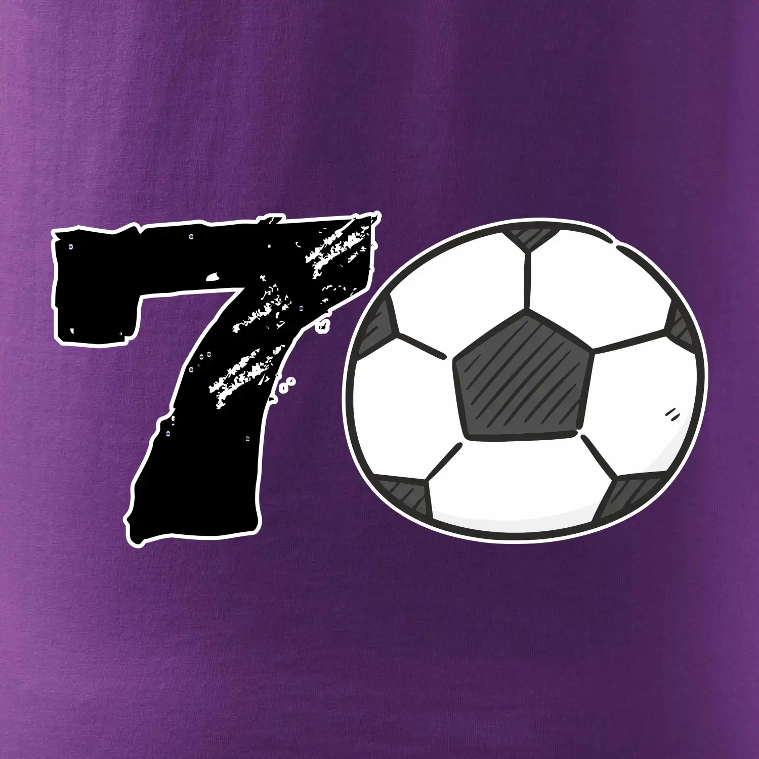 Fotbal kulaté narozeniny 70