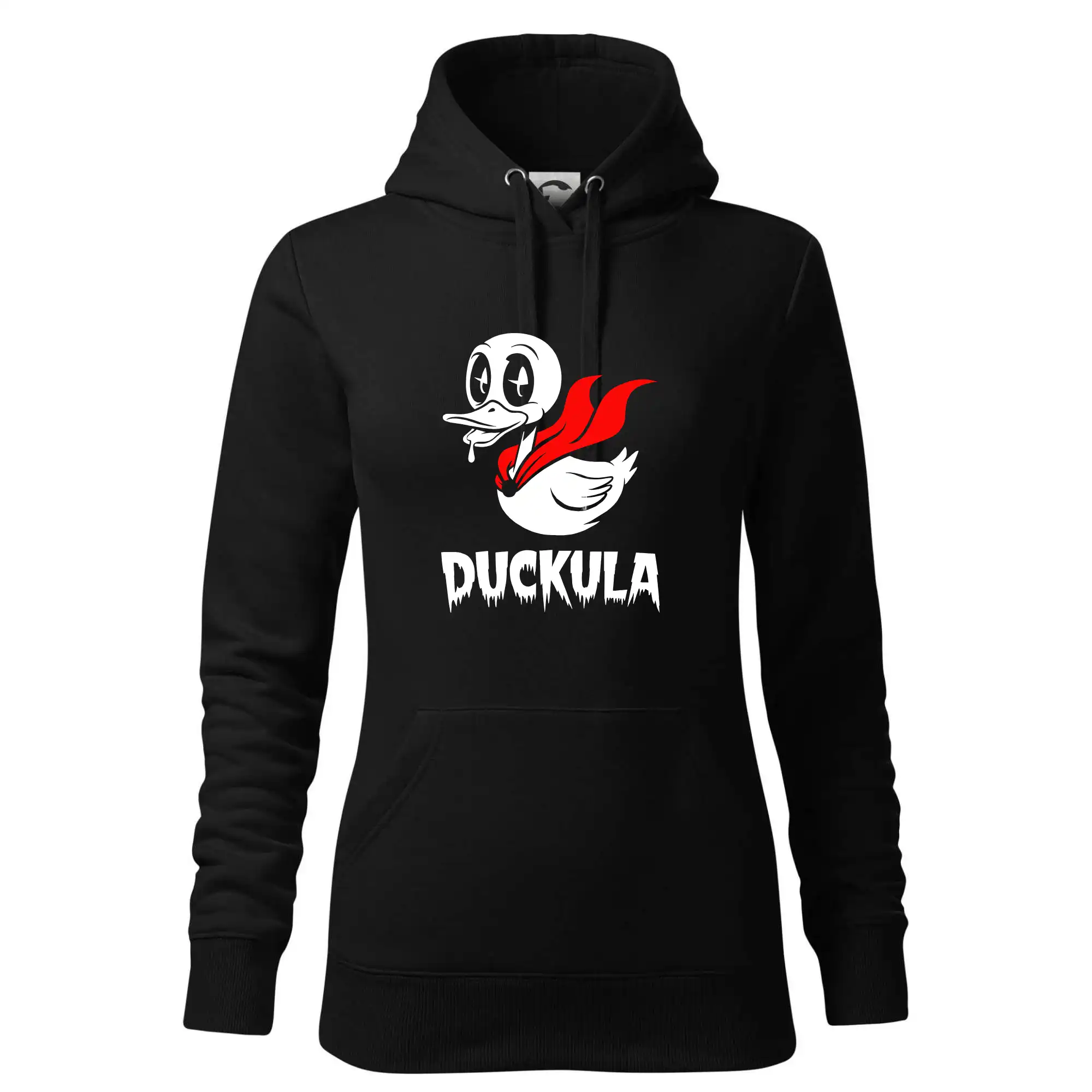 Filmové tričká - Duckula - Mikina dámská Cape s kapucí