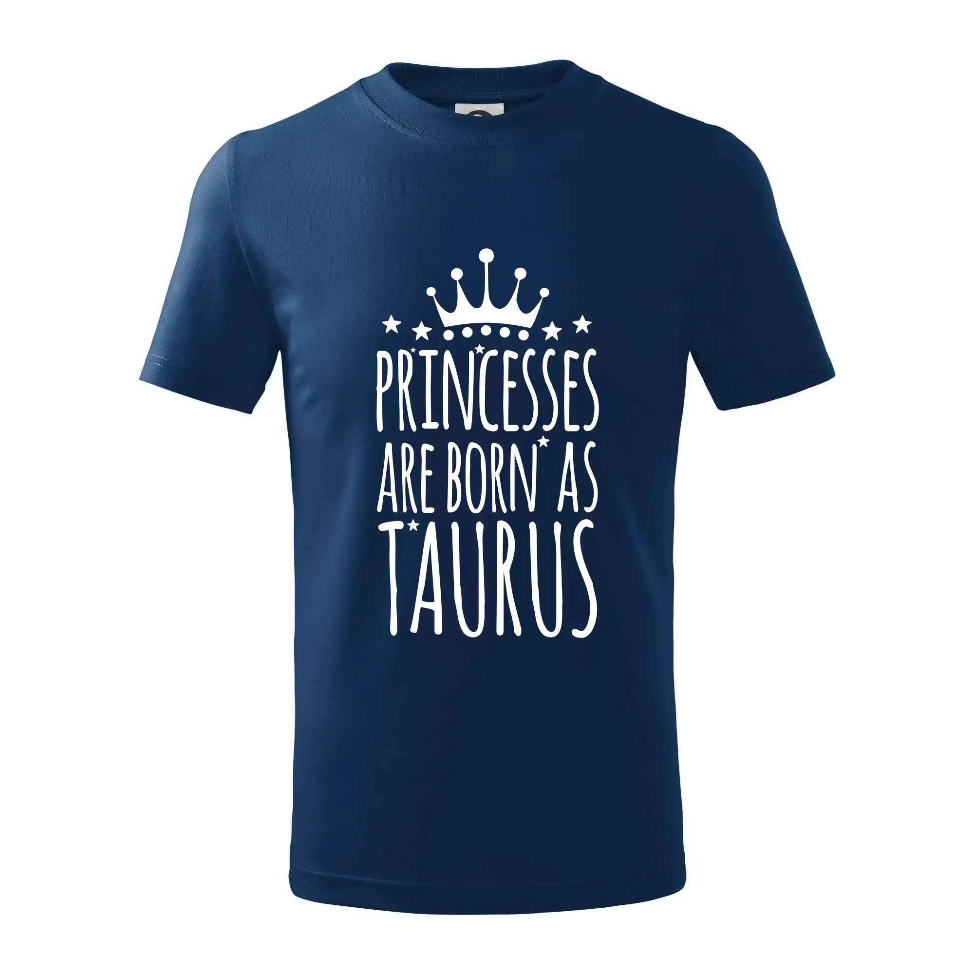 Tričká býk - Princesses are born as Taurus - Býk - Tričko detské bavlnené