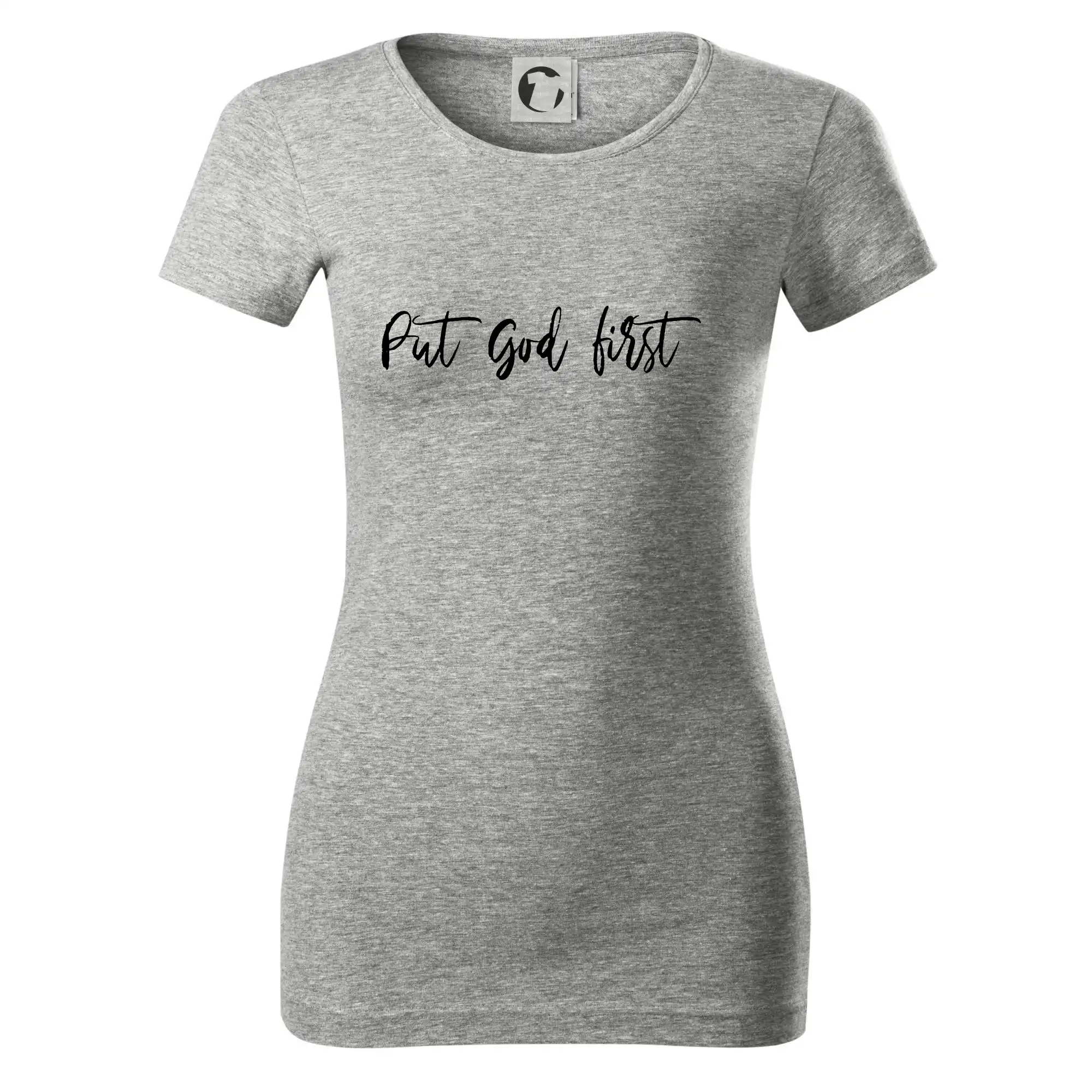 Put God first psací nápis