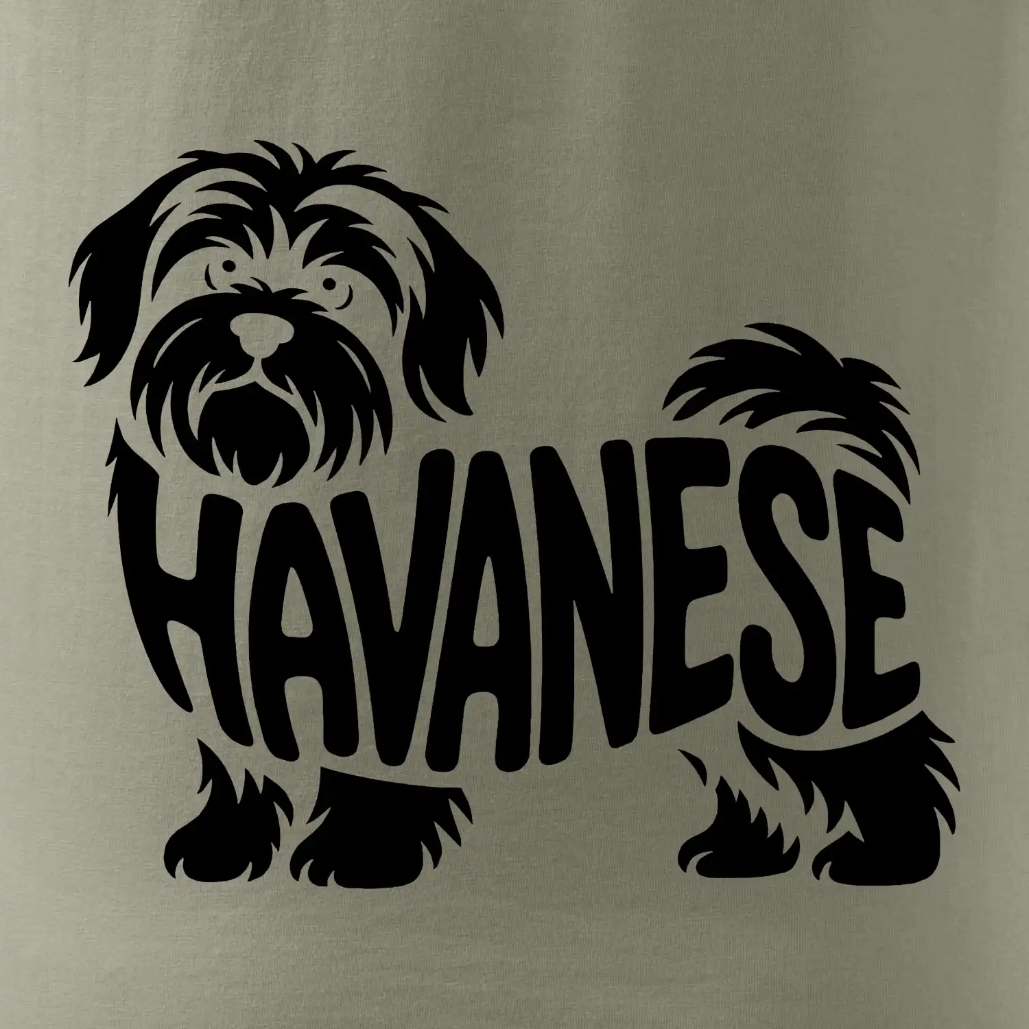 Havanese nápis v těle