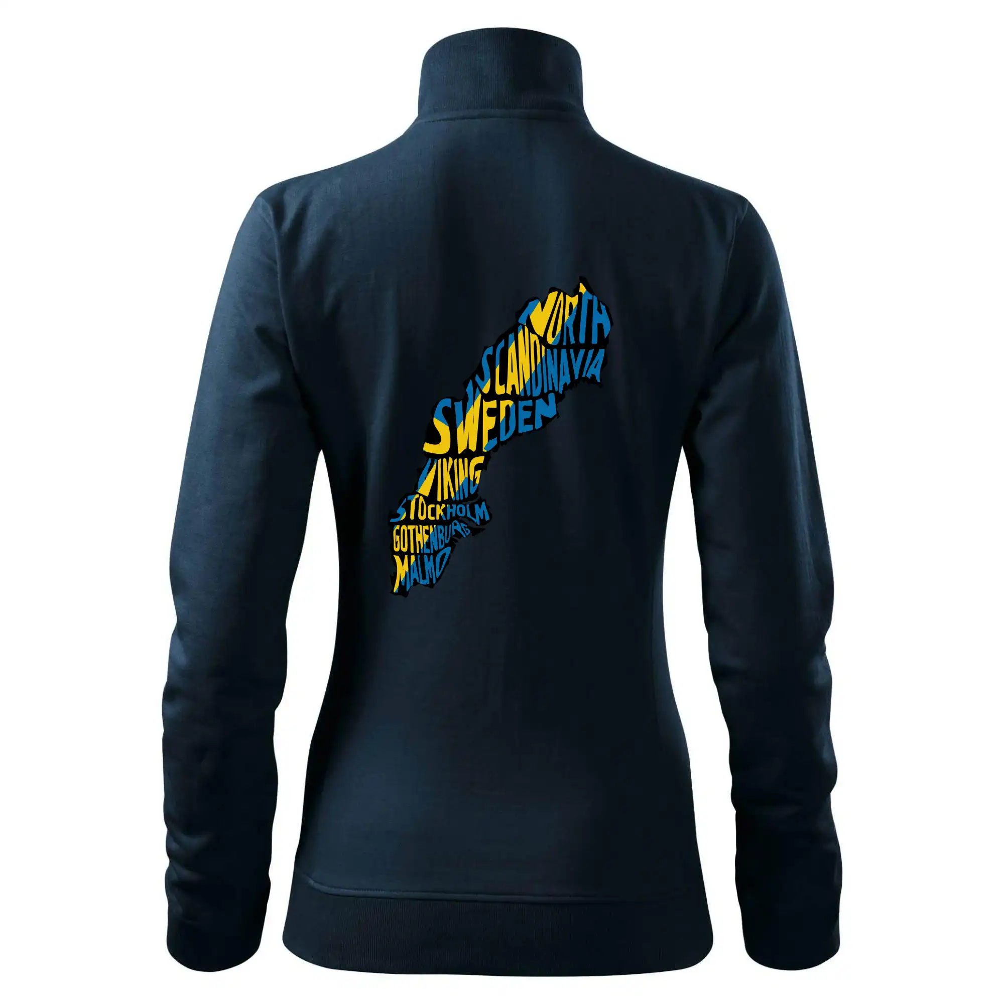 Mapy - názvy měst - Švédsko