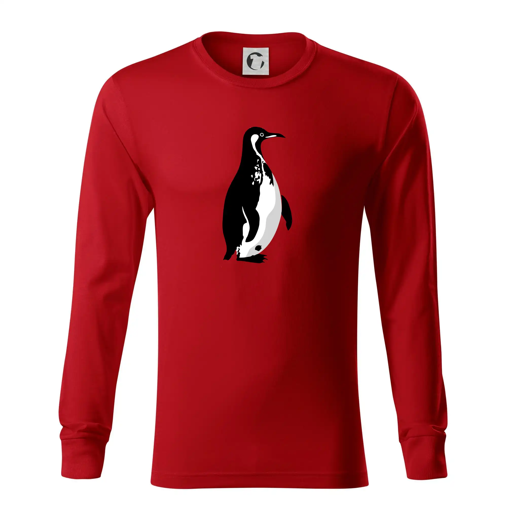 Tučňák černobílý z boku