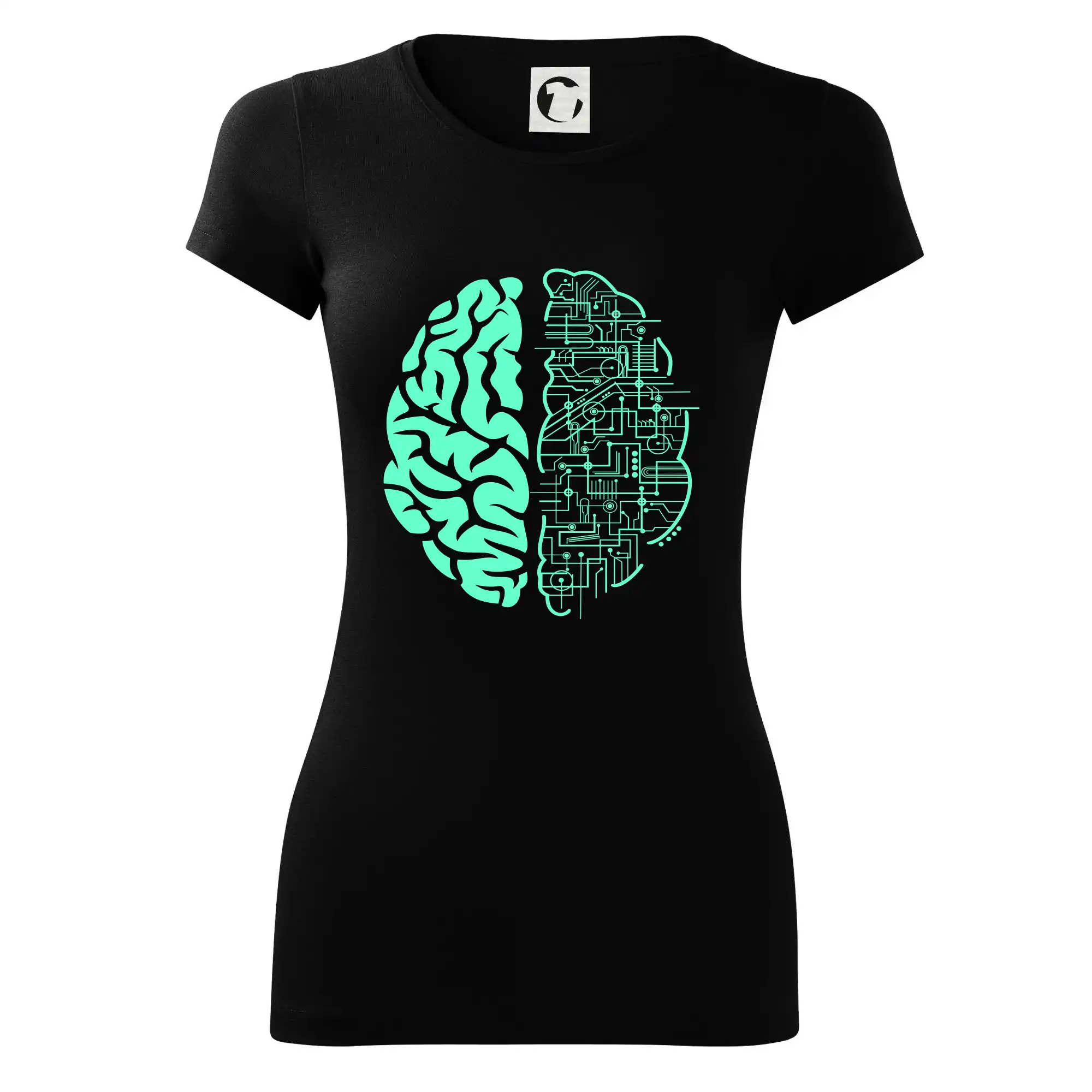 Grafické tričká - Electric Brain - Dámske tričko Glance - Priliehavejší strih