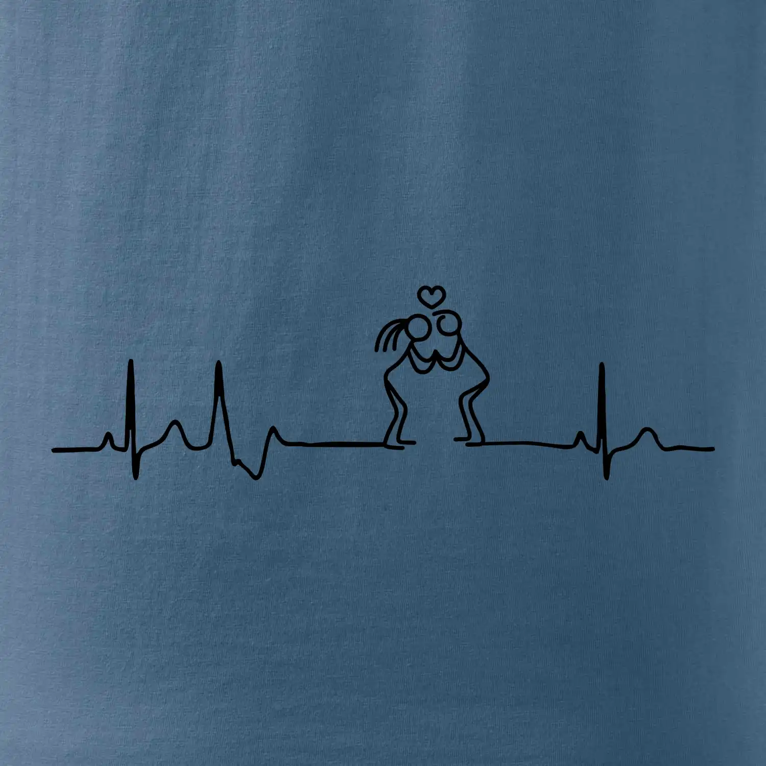 EKG zamilovaný pár