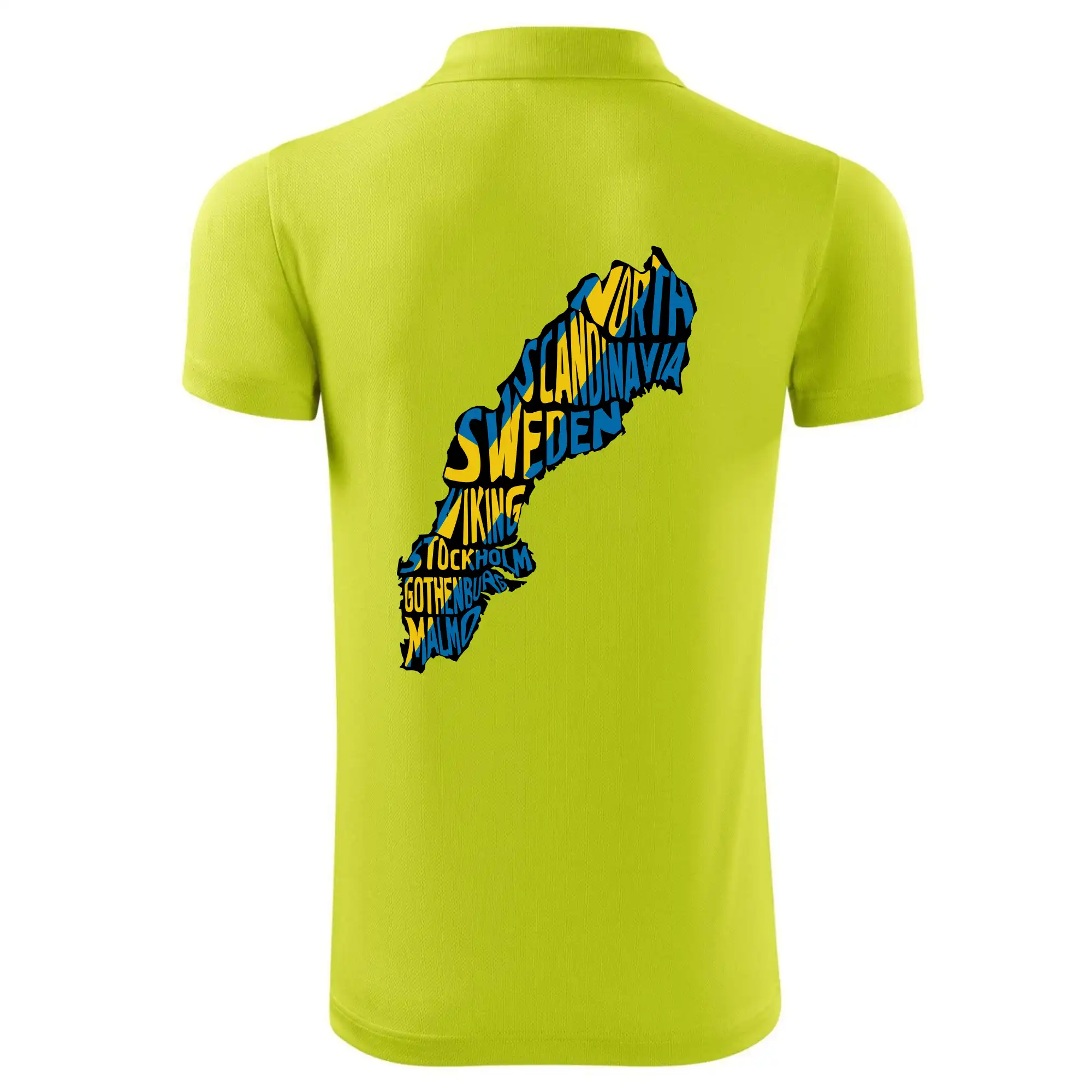 Mapy - názvy měst - Švédsko