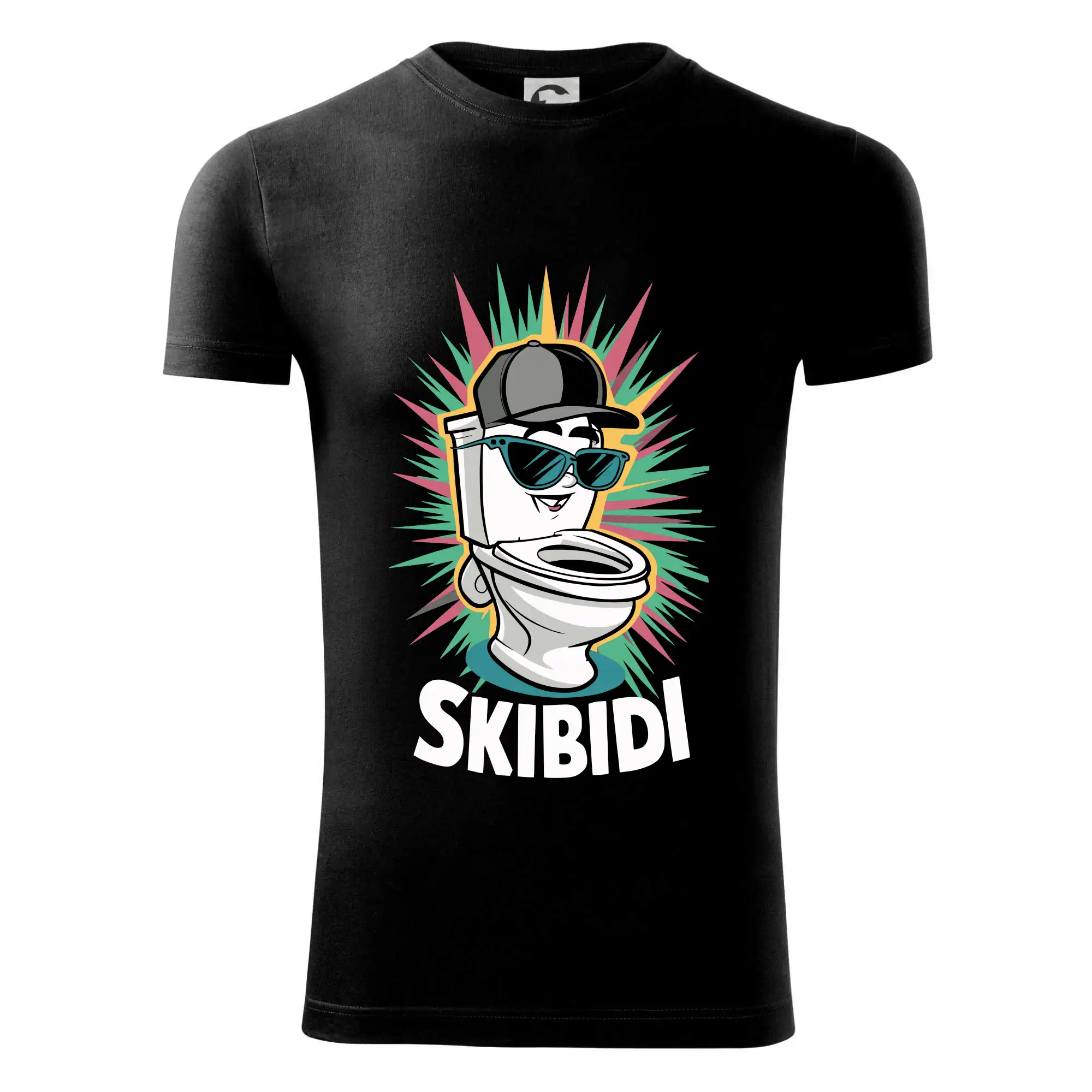 Tričká s motívmi ktoré frčia na internete - Skibidi thug - Viper FIT - Pánske zúžené tričko