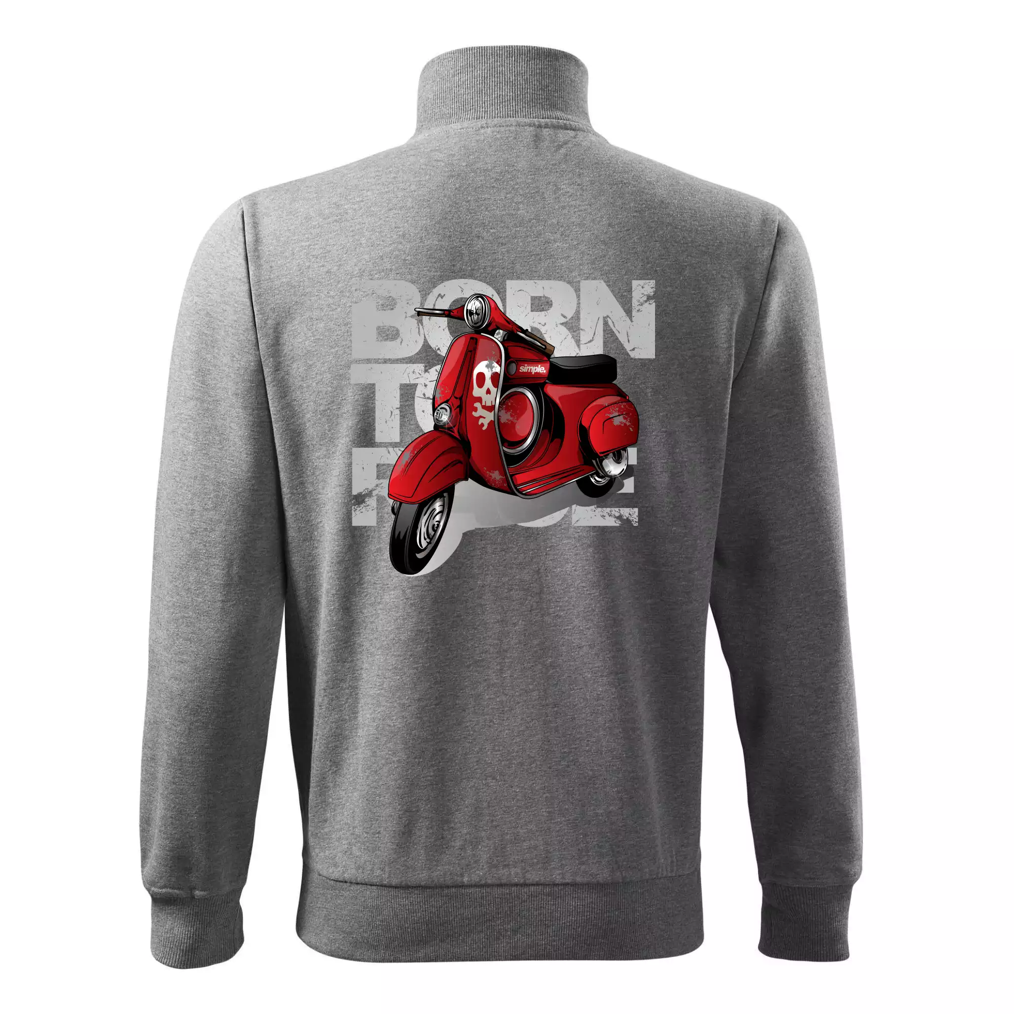 Scooter born to ride red