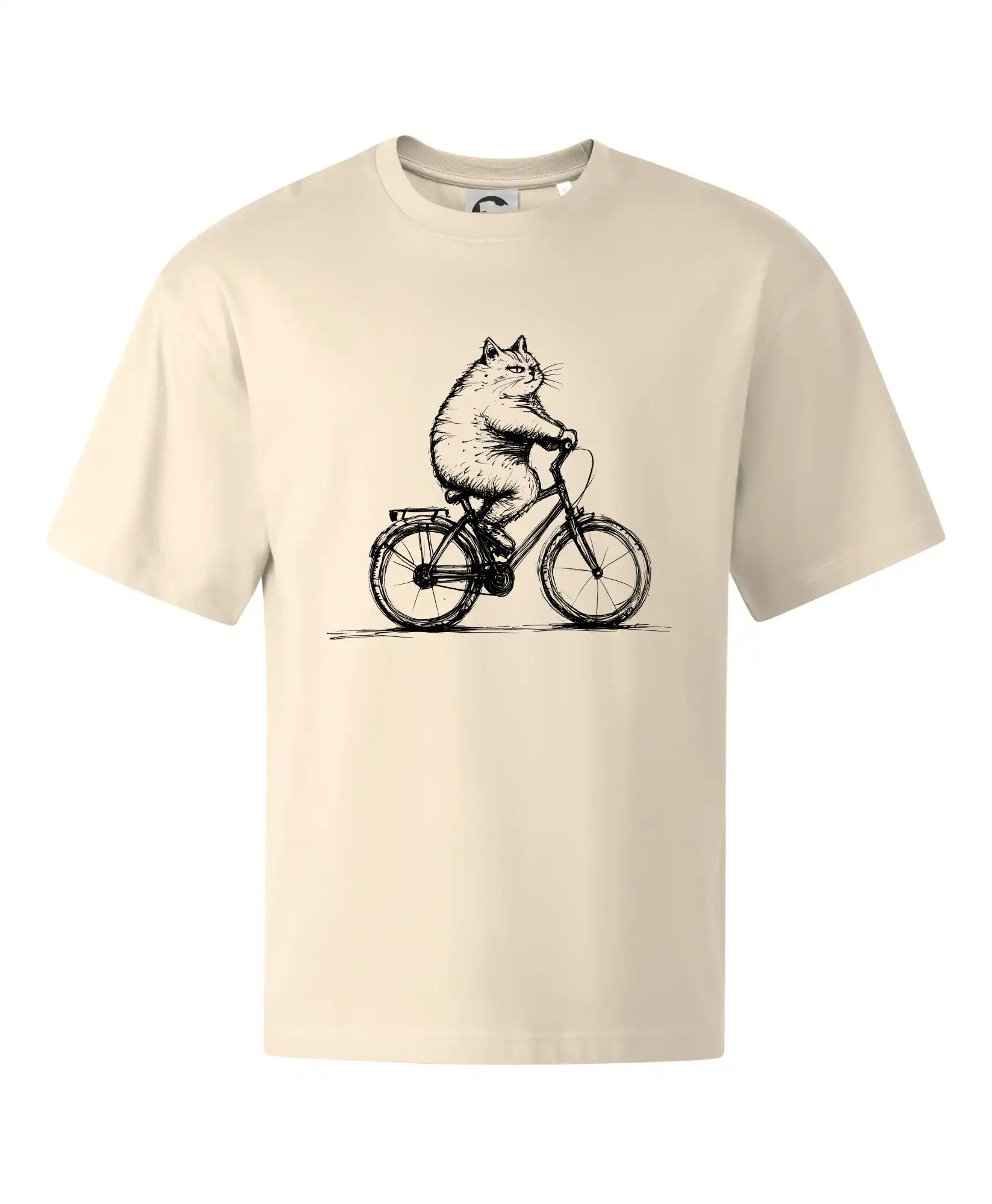 Tlustá kočka  na kole