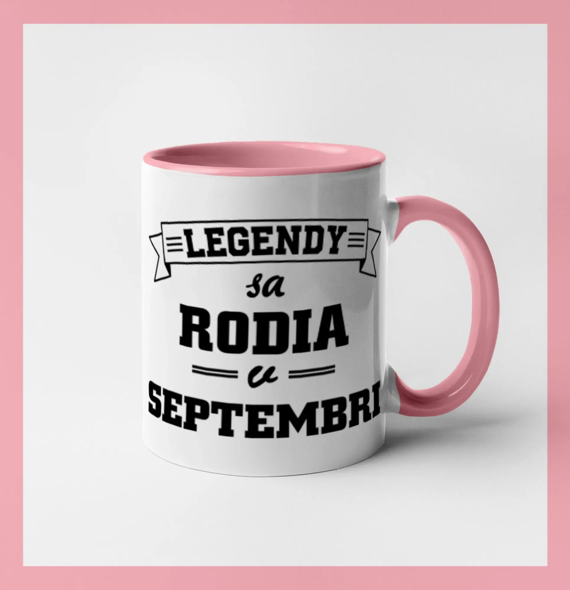 Tričká pre narodených v septembri - Legendy sa rodia v septembri - Hrnček 