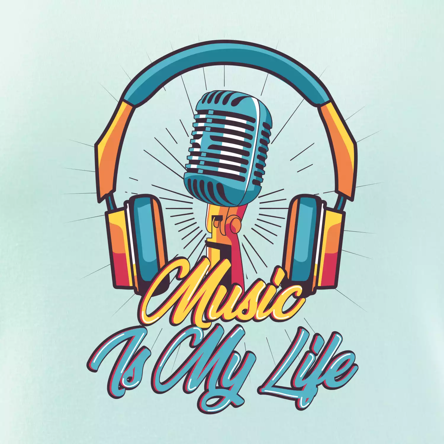 Music is my life sluchátka