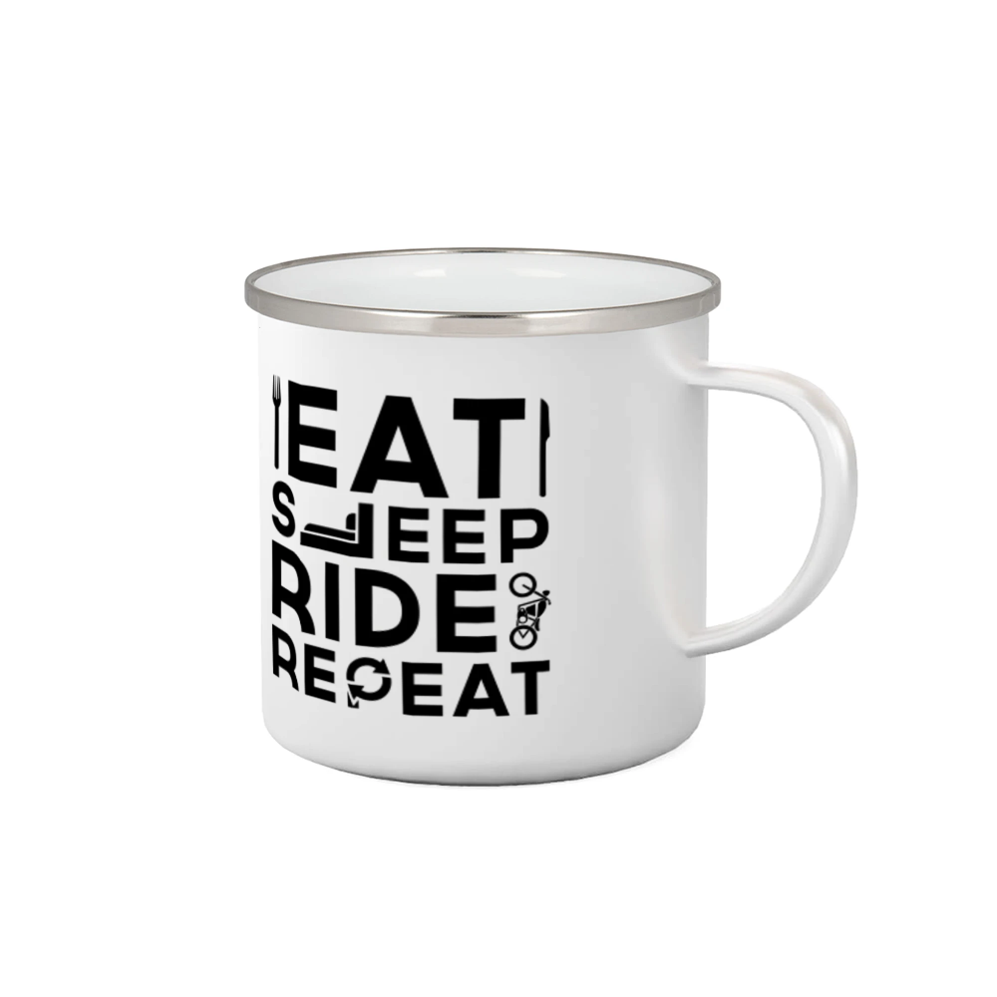Eat sleep repeat - Eat sleep ride moto - Plecháčik