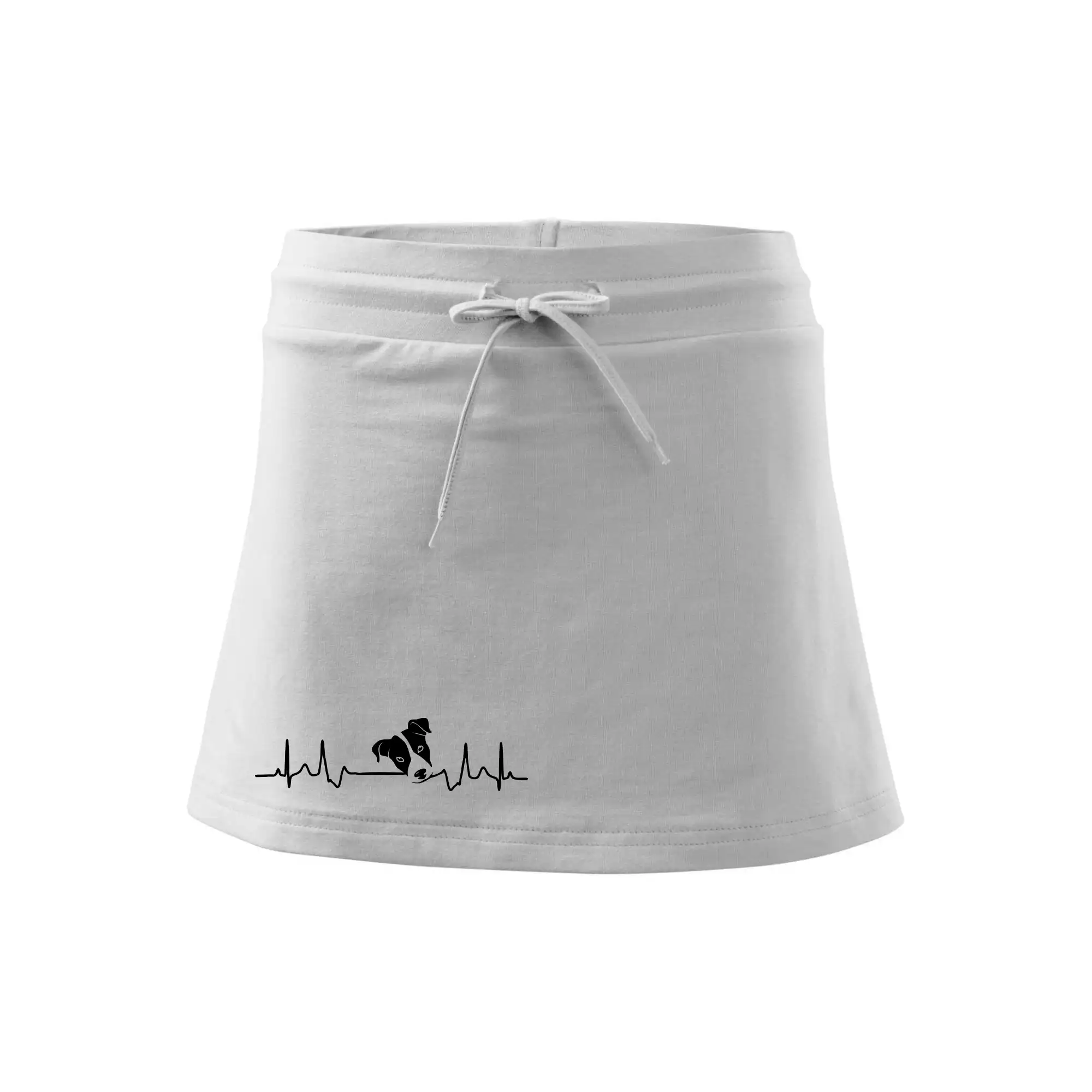 Jack Russell Teriér na tričku - Jack Russell Terriér Ekg - Športová sukne - two in one