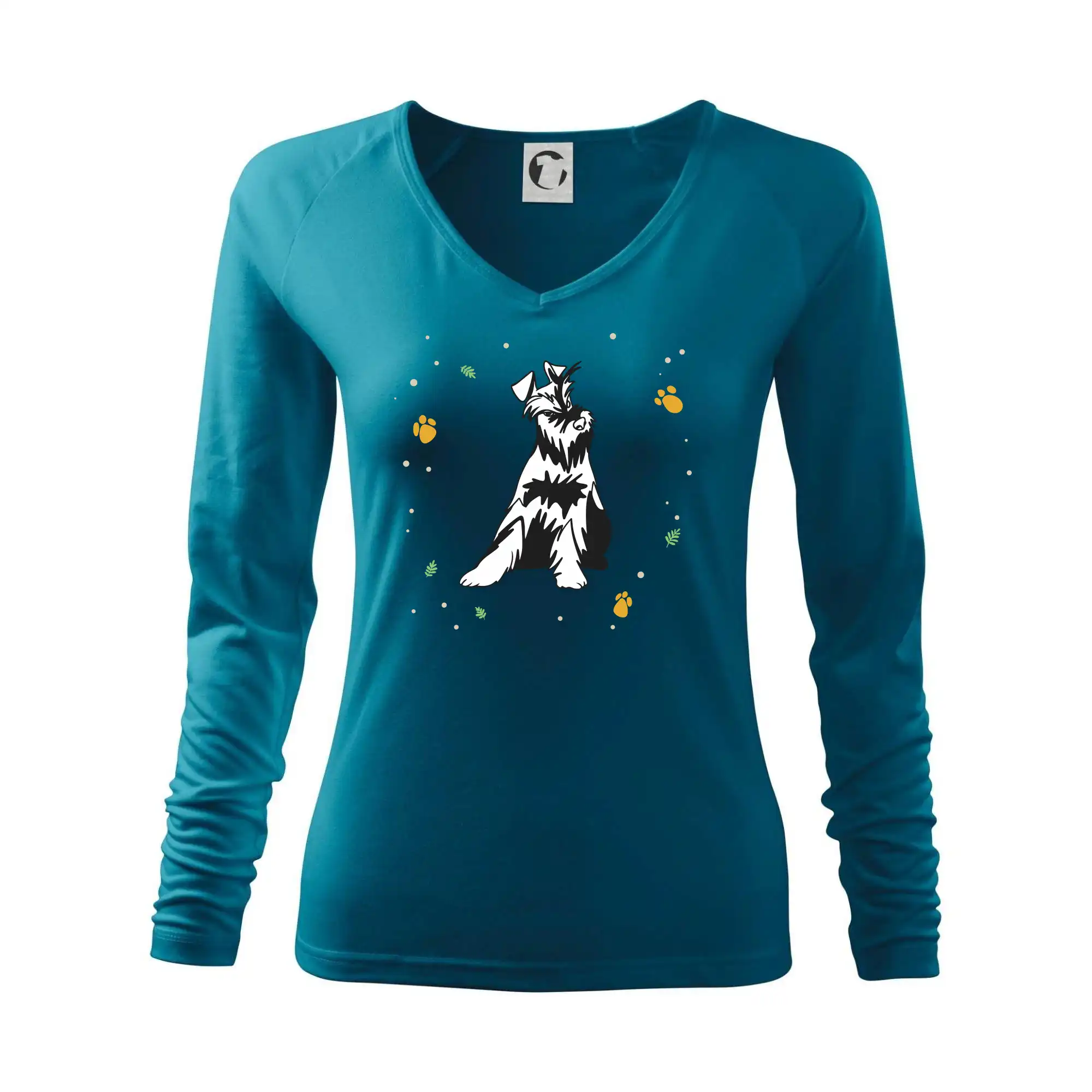 Ostatné psie plemená - Bradáč sediaci - Tričko dámske Elegance