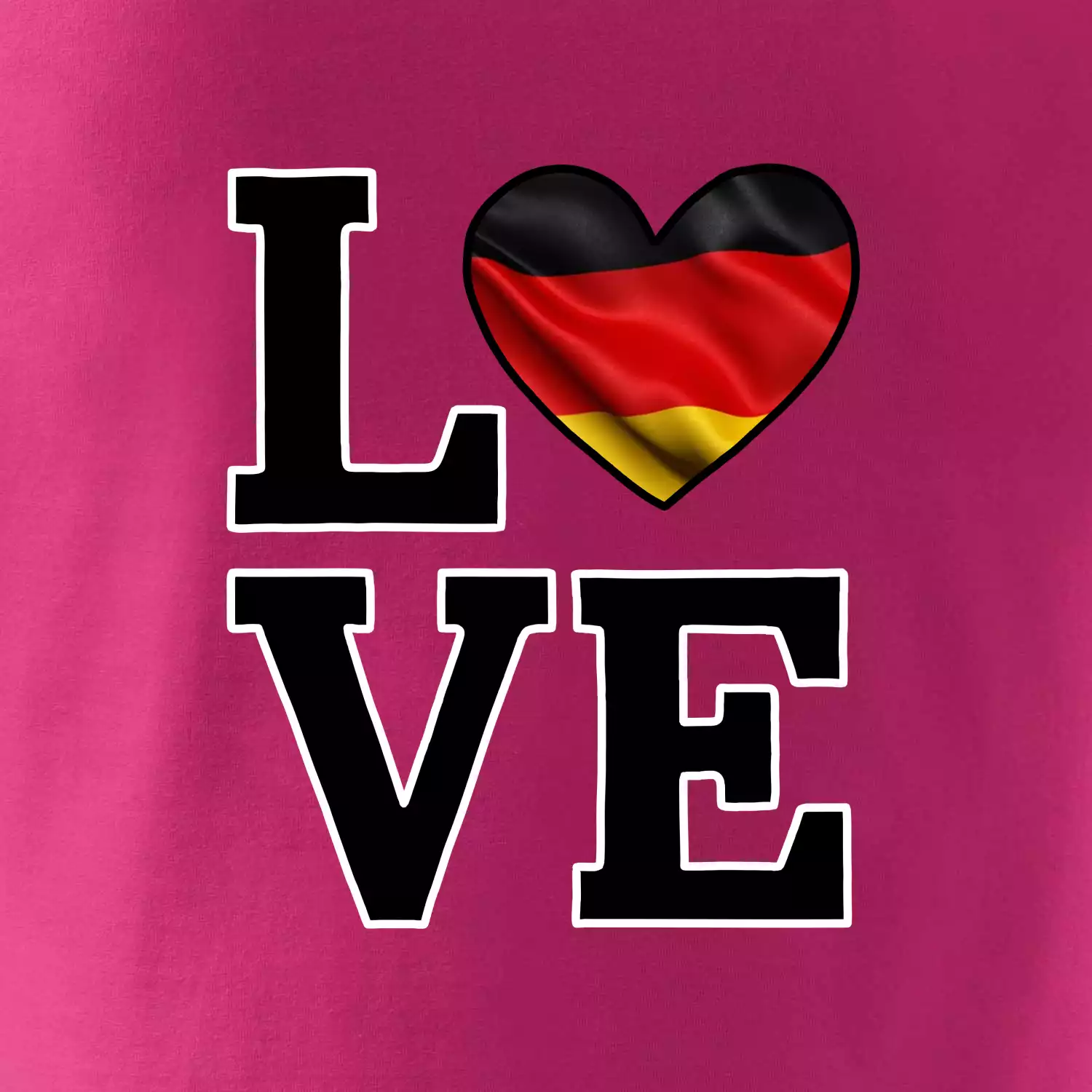 Love Německá vlajka