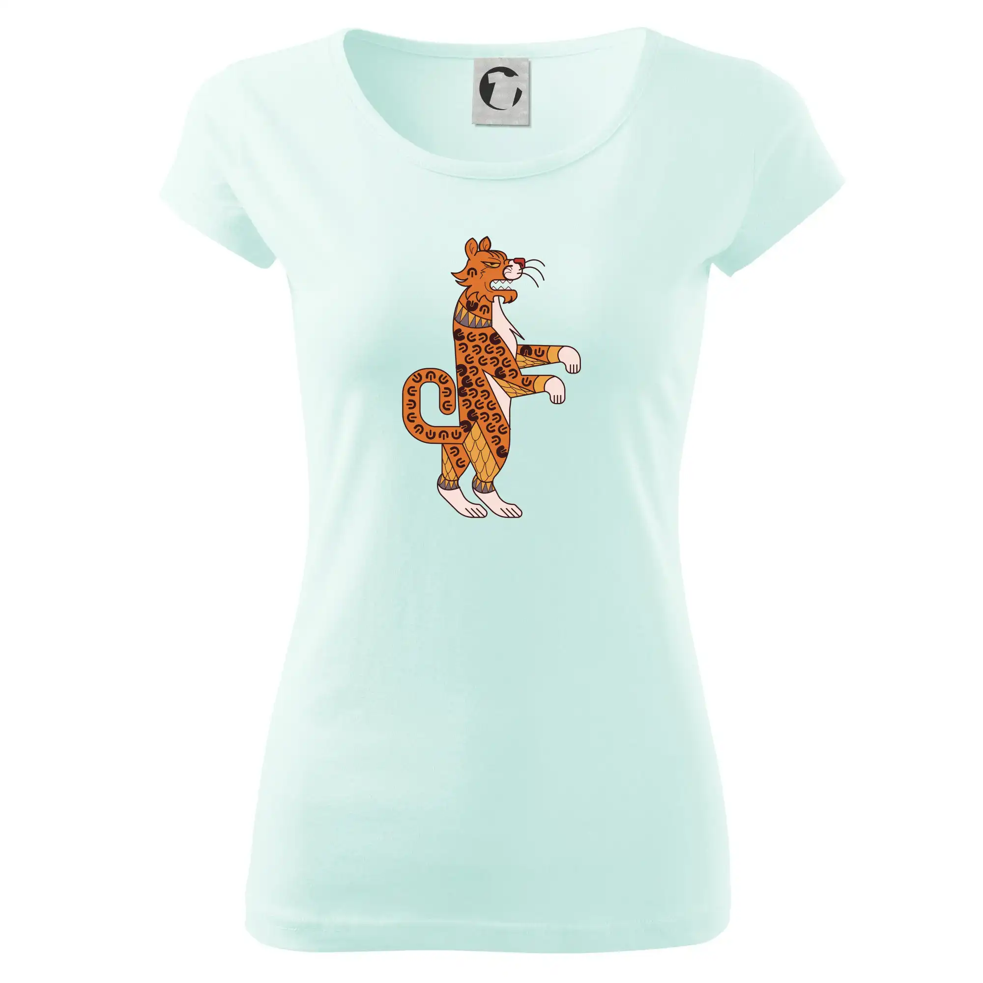Mayovia / Aztékovia na tričku - Mayovia - zvieratá tiger - Dámske tričko Pure