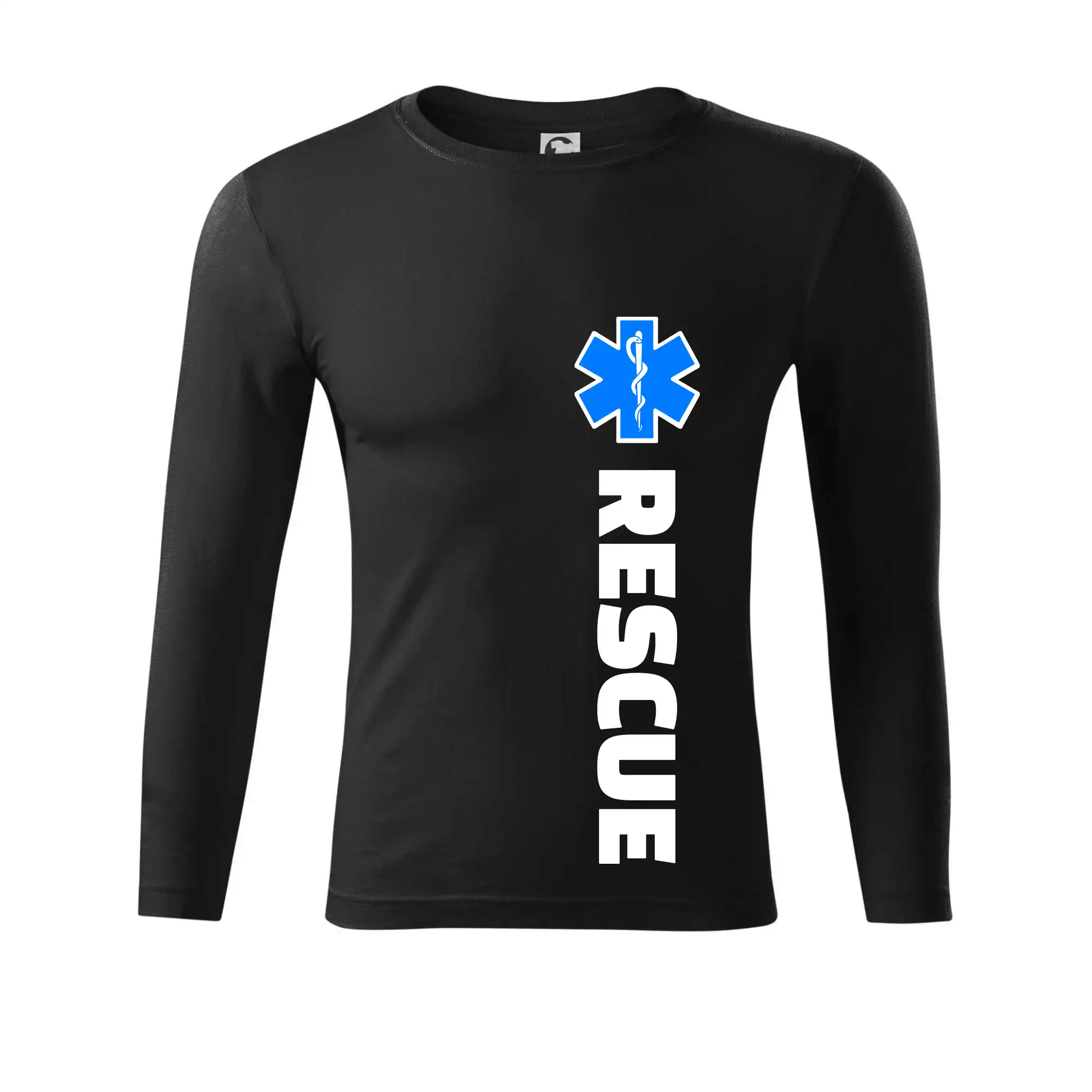 Tričká a mikiny pre záchranárov a lekárov - Kvalitné oblečenie pre zdravotníkov - Rescue - pre záchranárov - Tričko Progress s dlhým rukávom