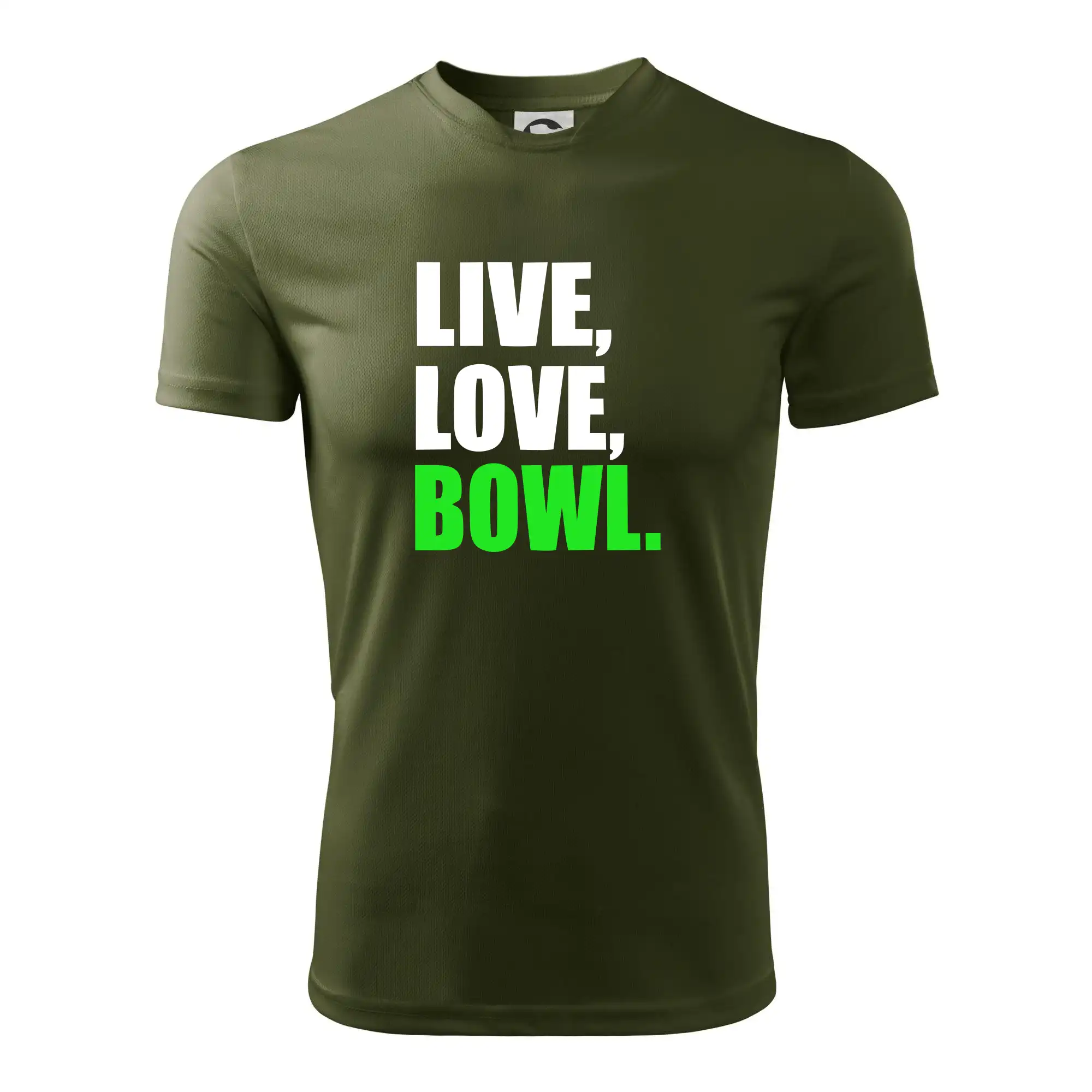 Tričká Bowling - Live, Love, Bowl - Pánske tričko Fantasy športové