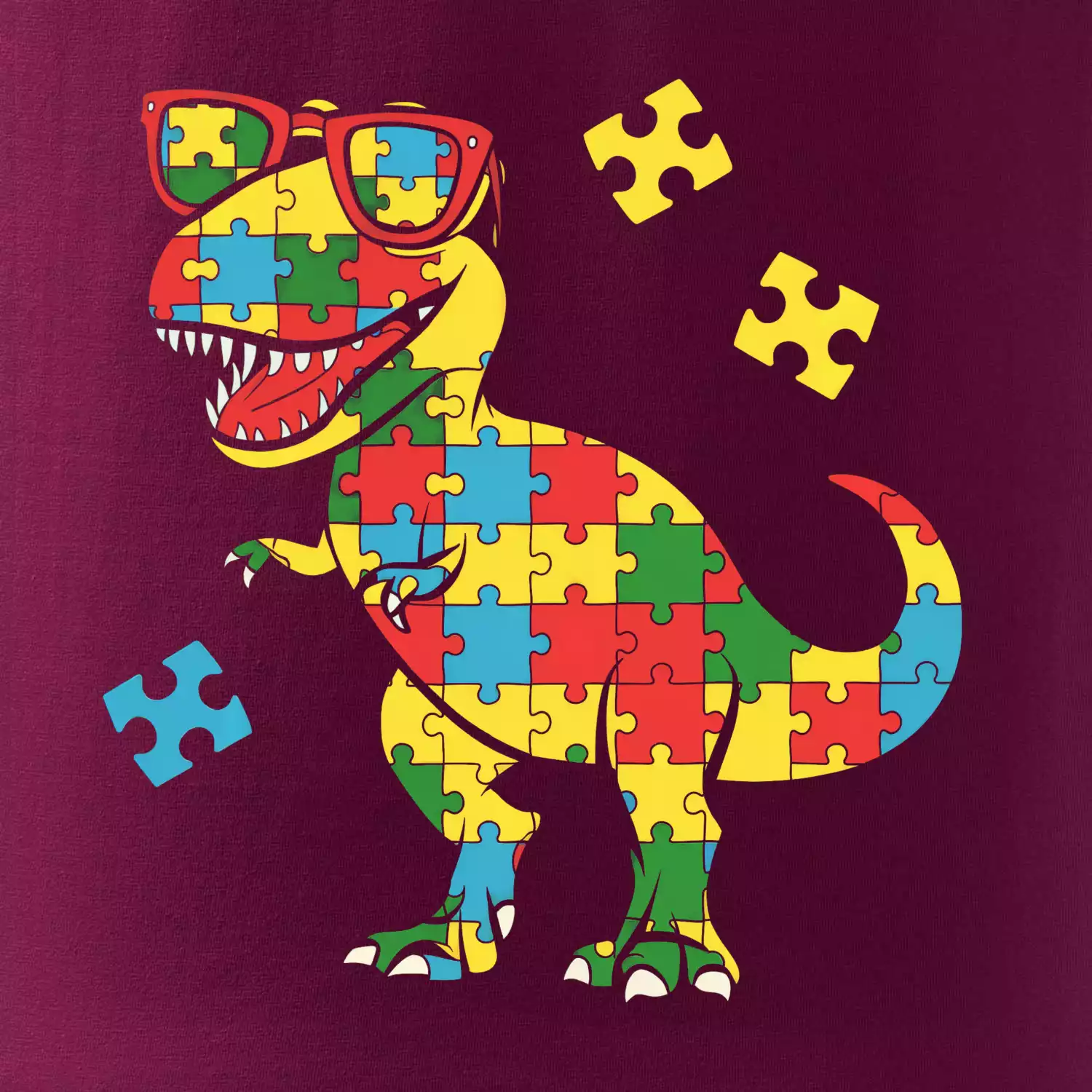 Autista dinosaurus puzzle