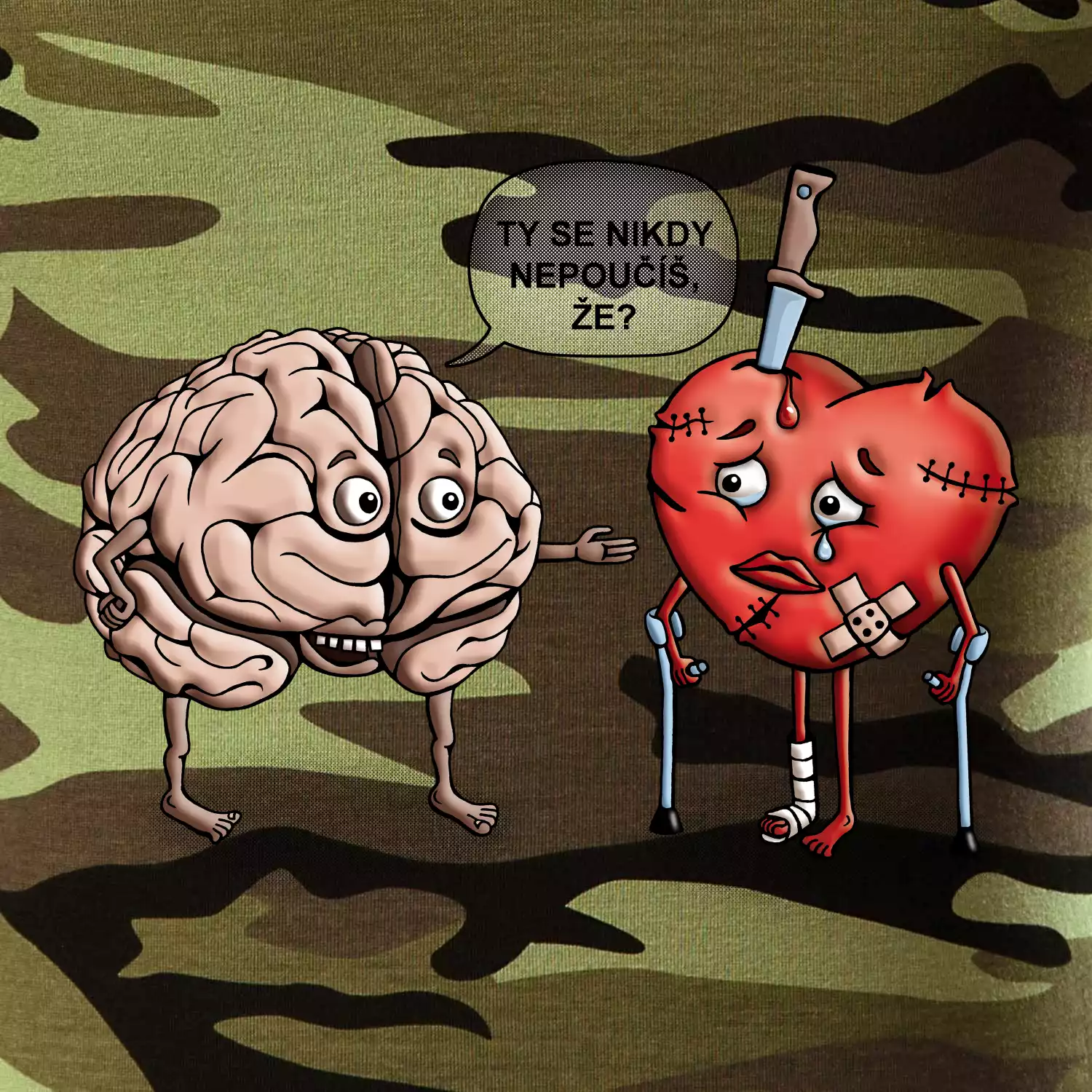 Mozek a srdce - poučení (Hana-creative)