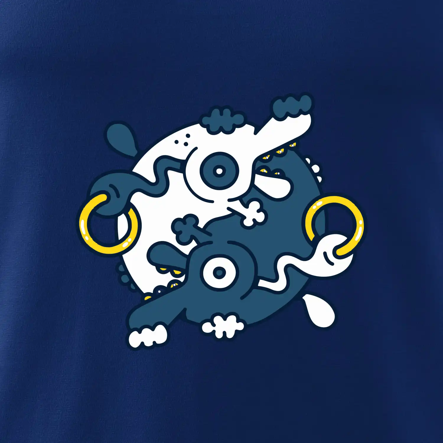 Yin & Yang  abstraktní psi