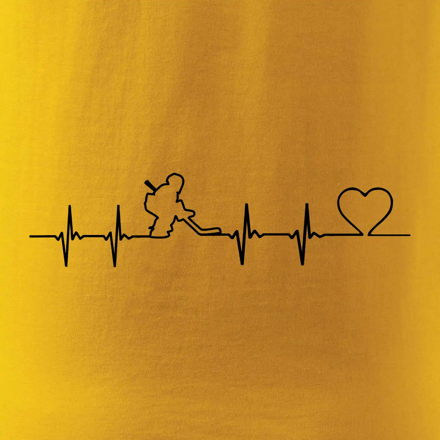 Hokejový brankář  EKG