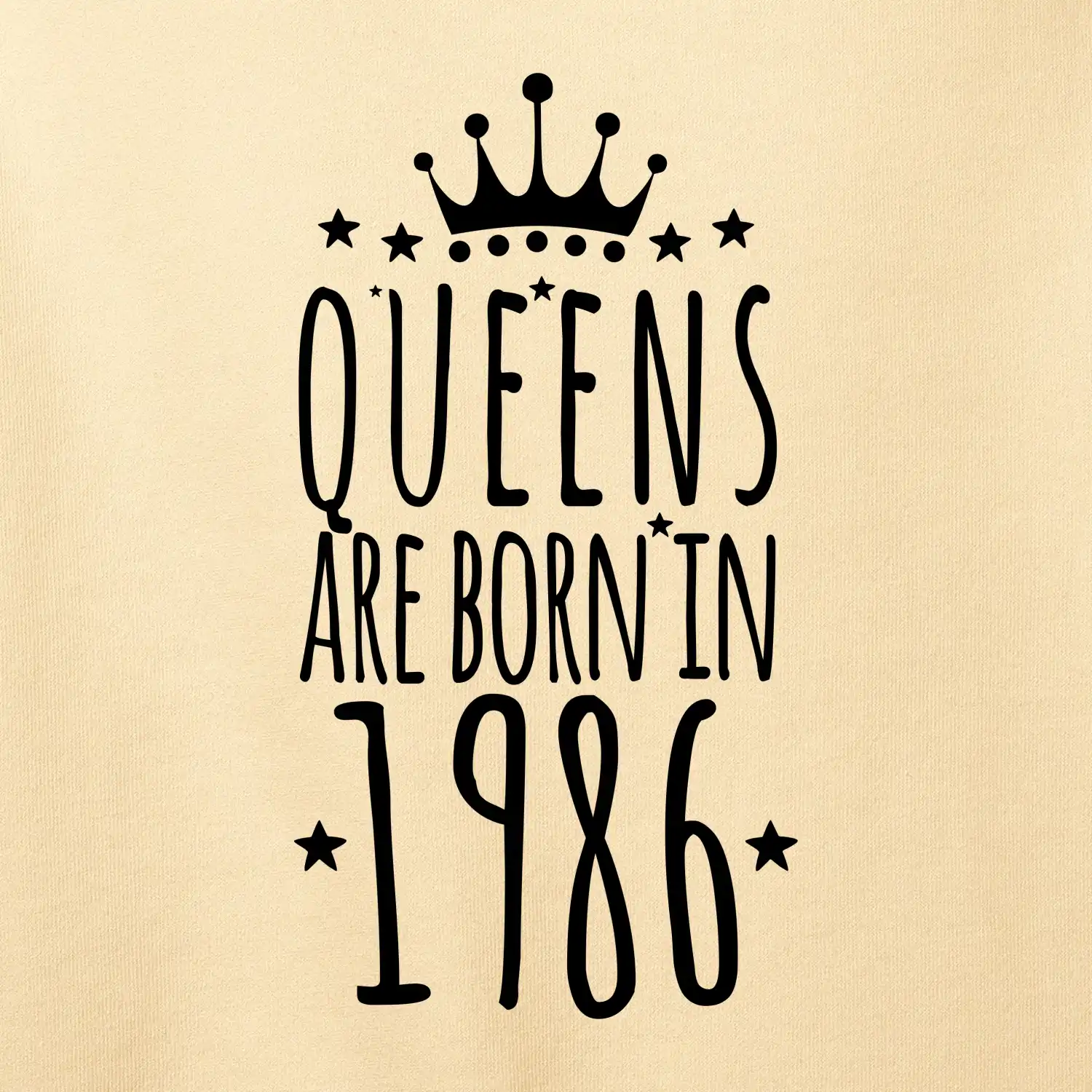 Queens are born in 1986