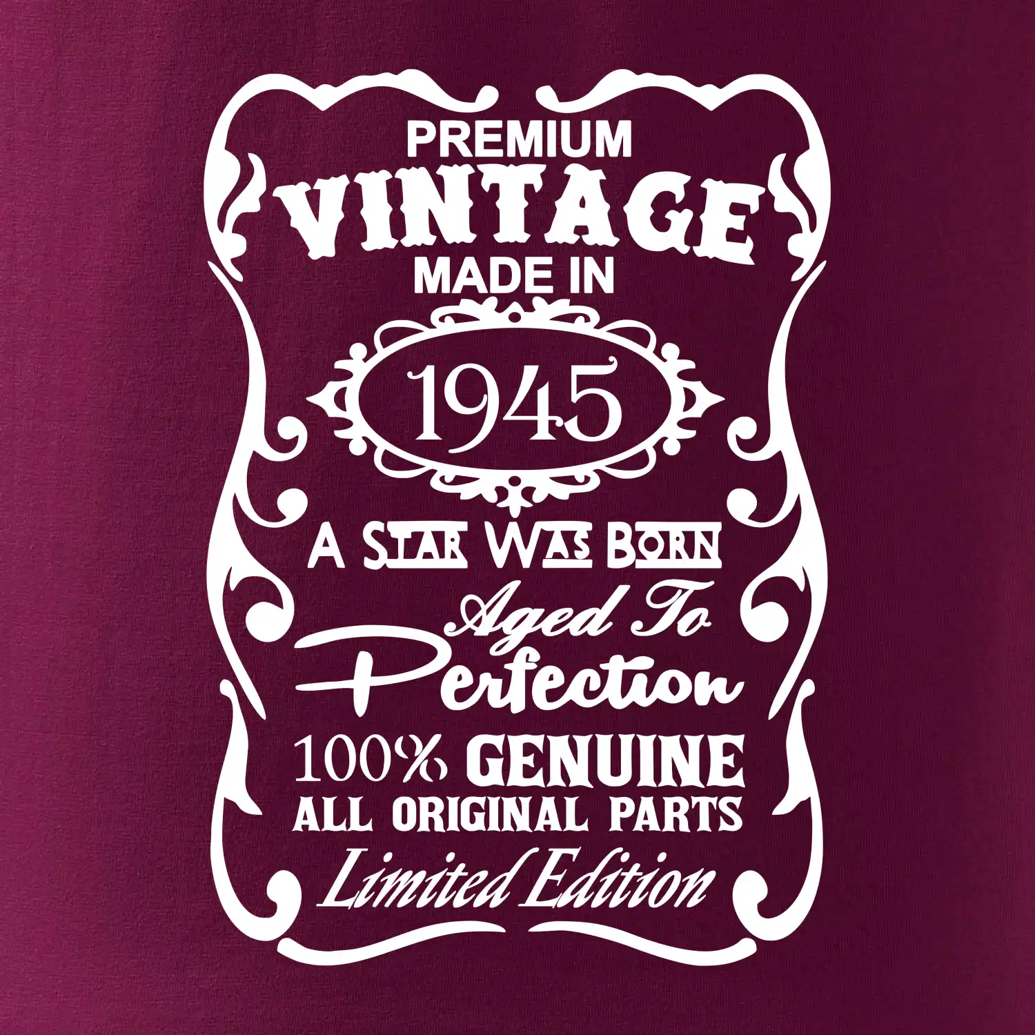 Vintage Etiketa - 1945