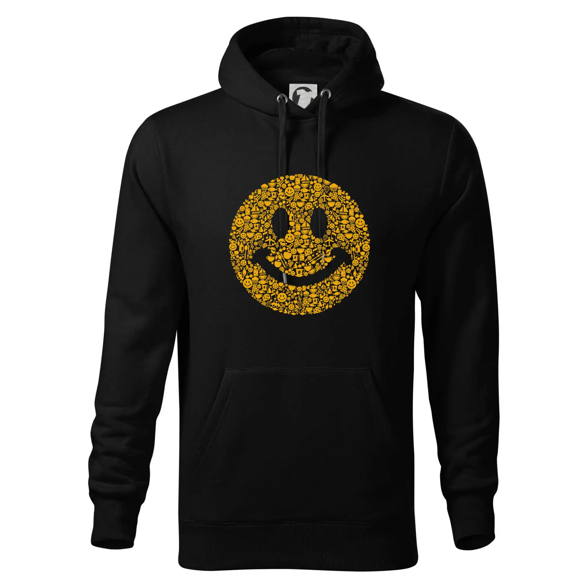 Grafické tričká - Smiley with smile - Mikina pánska Cape s kapucňou