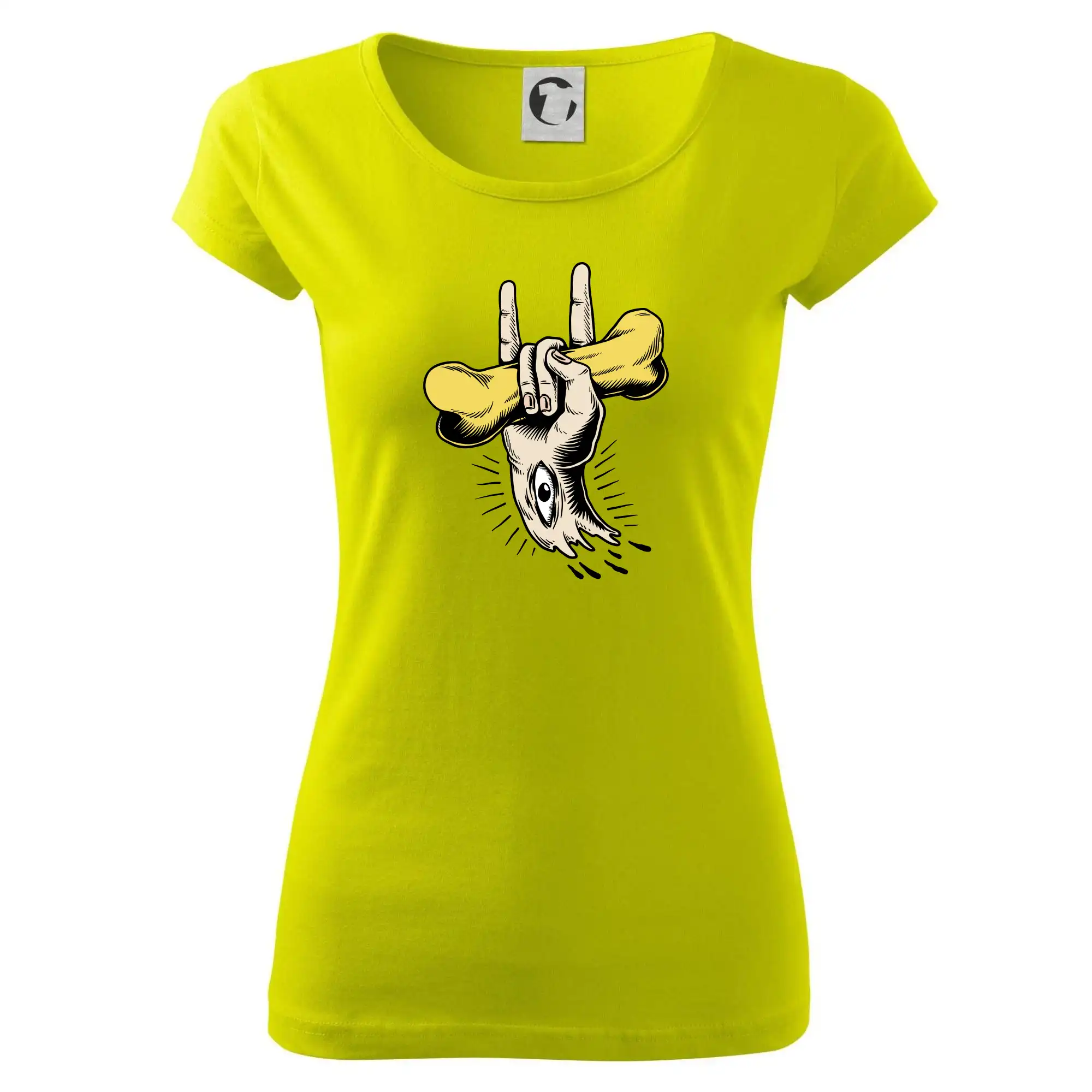 Rocková ruka kost a oko