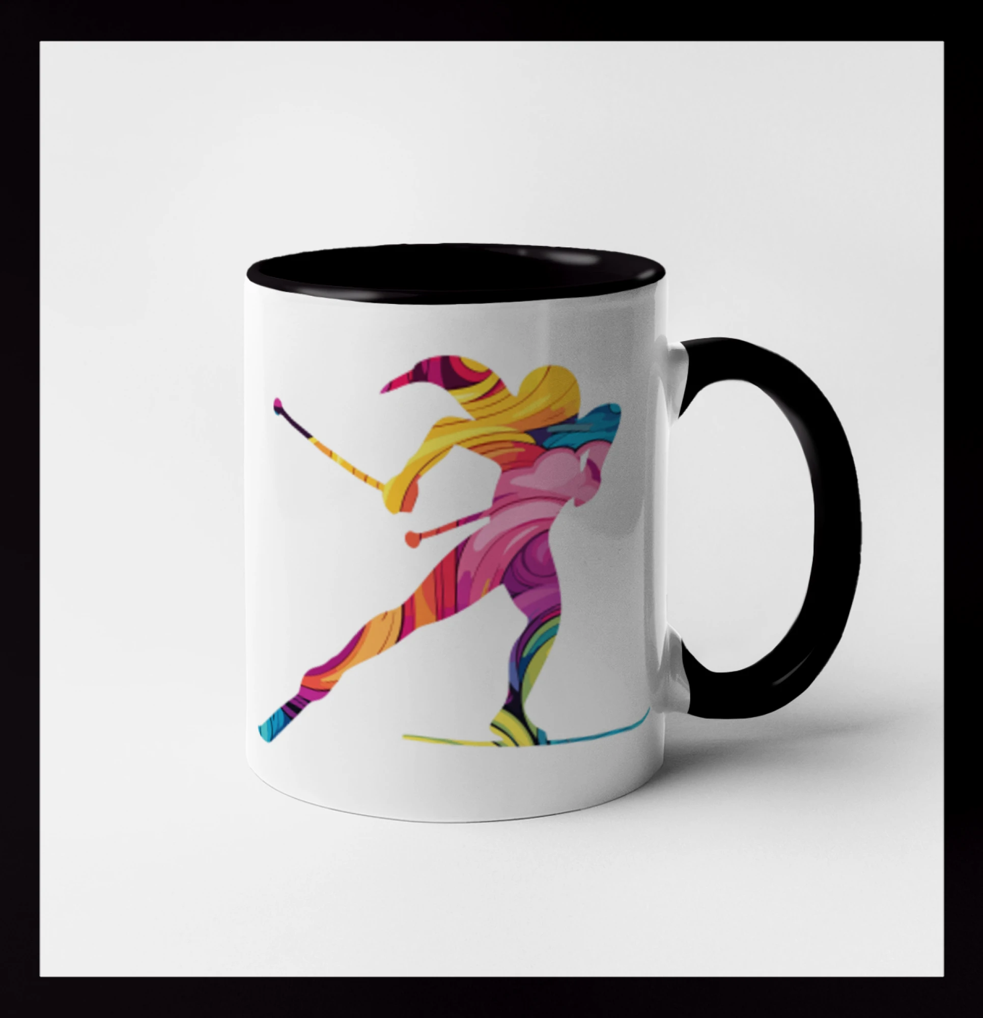 Barevná běžkařka