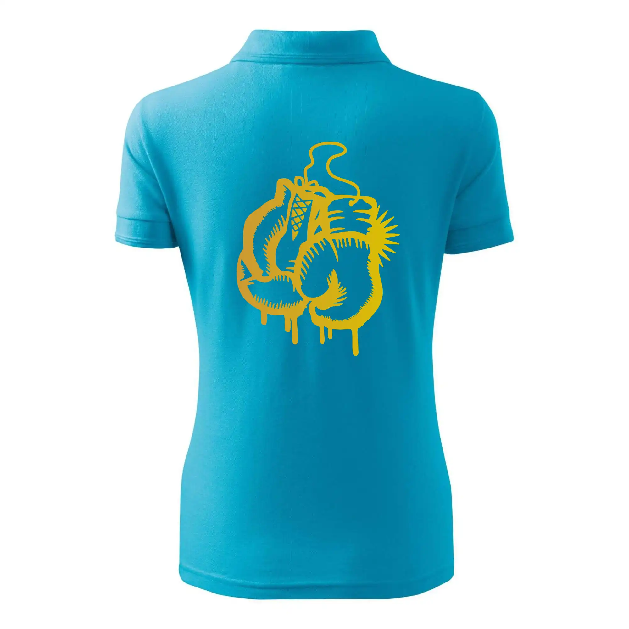 Box rukavice - zlatý potisk