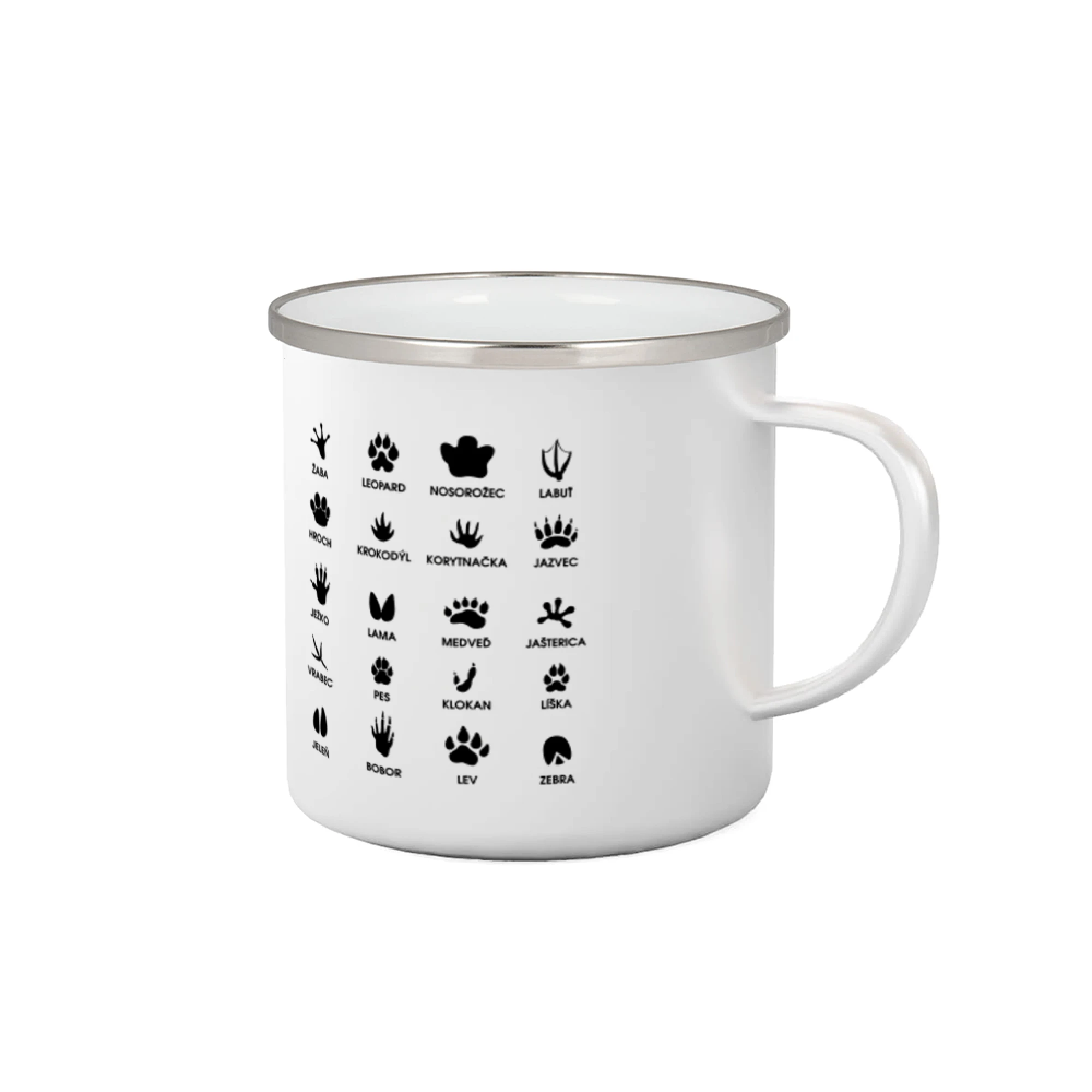 Tričká so zvieratami - Zvieracie stopy - názvy - Plecháčik