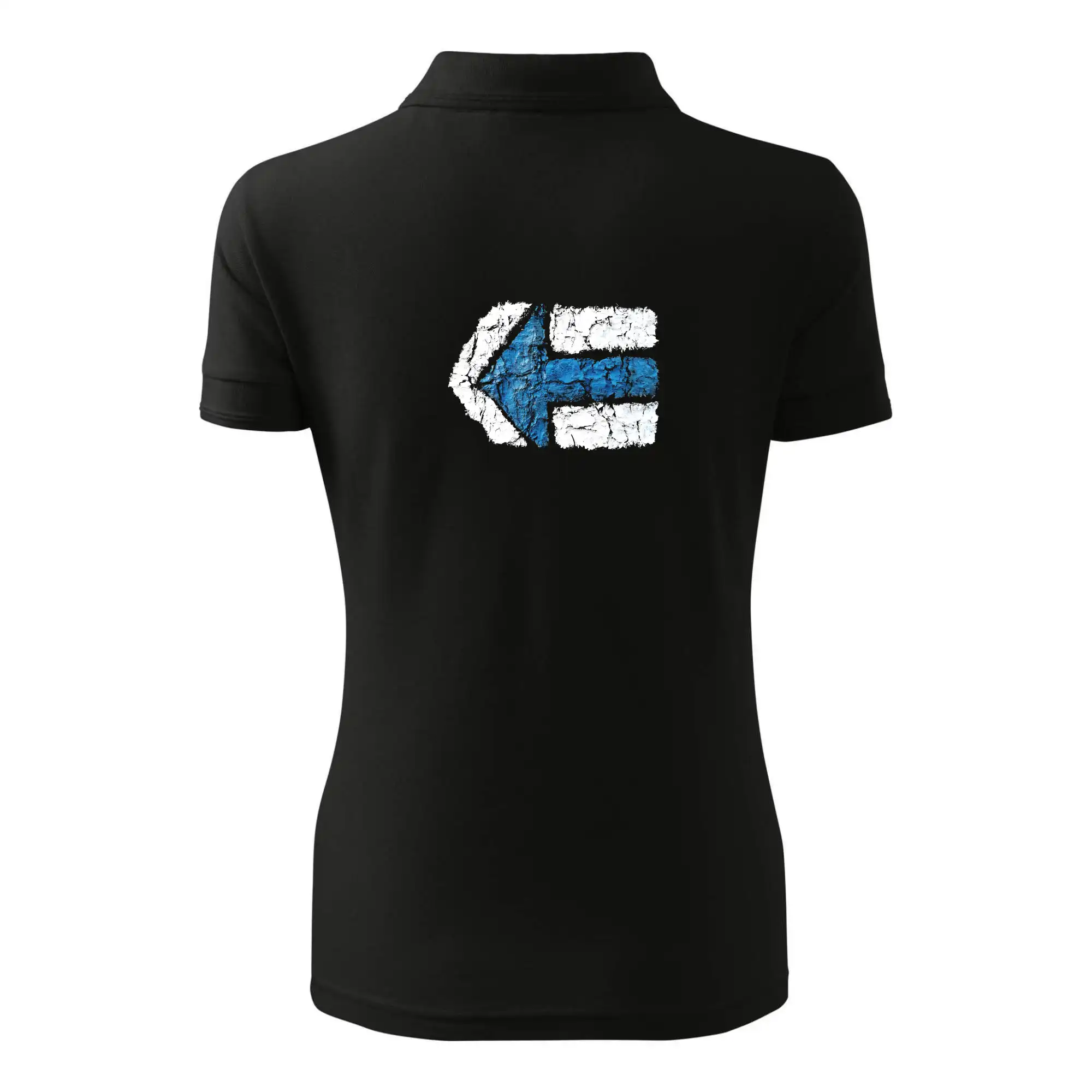 Trička na kempovanie - Párová turistická značka modrá - Polokošeľa dámska Pique Polo