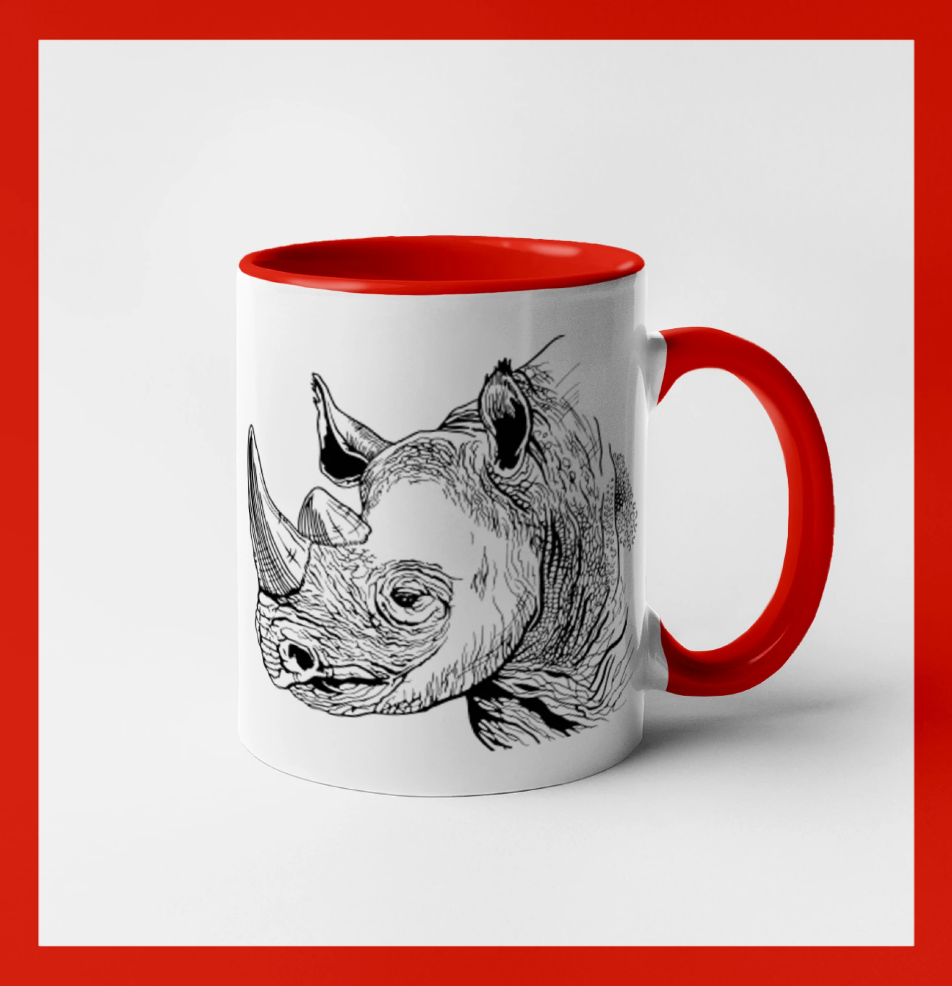 Nosorožec čiernobiely (Pecka design)