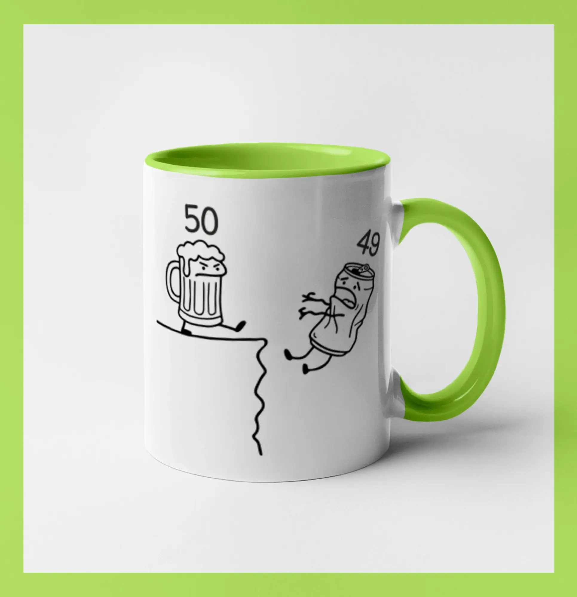 Trička k 50. narodeninám - Pivo narodeniny - útes 50 rokov - Hrnček 