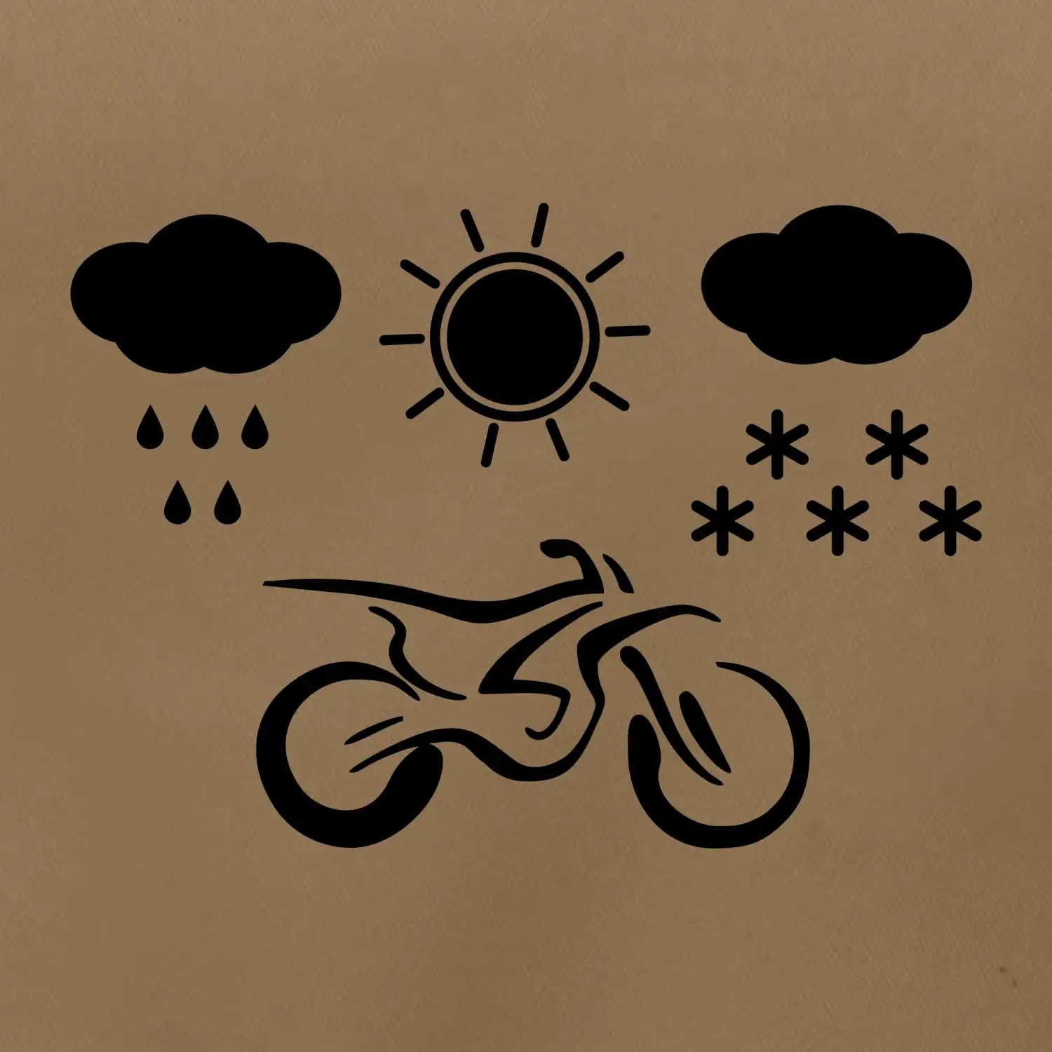 Motorkář za každého počasí - enduro