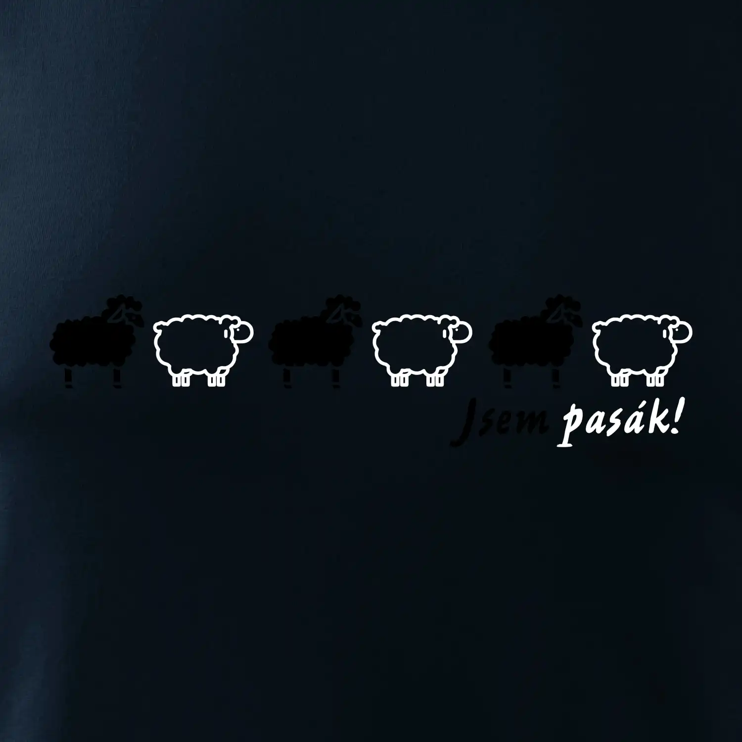 Jsem pasák - ovce v řadě