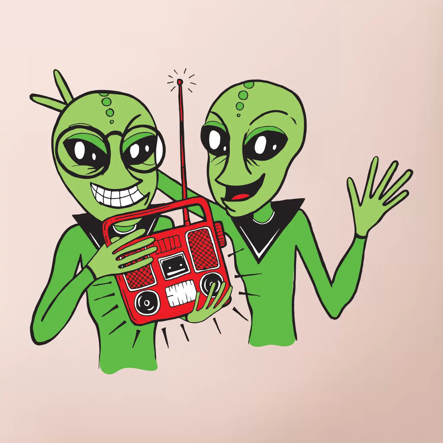 Ufo a rádio (Pecka design)