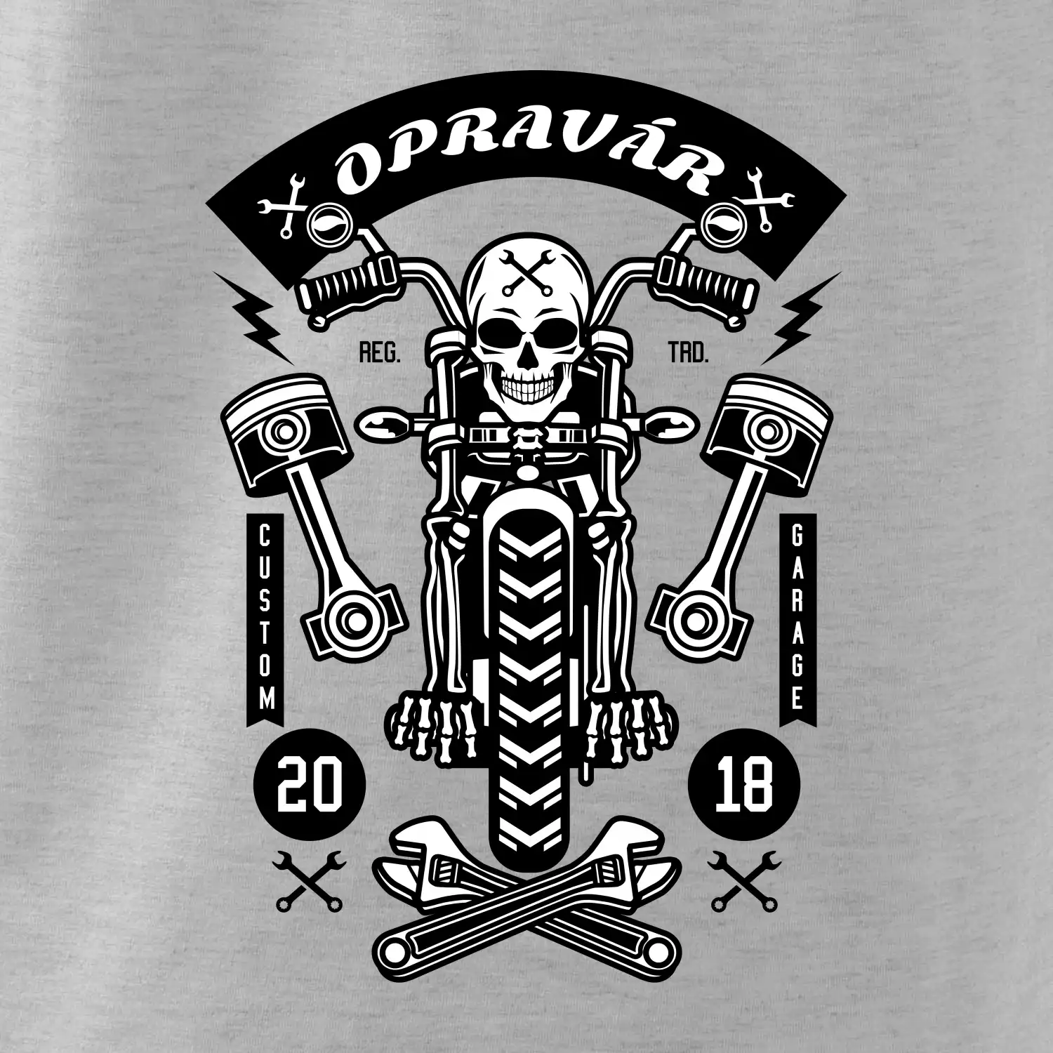 Motorkár  lebka opravár