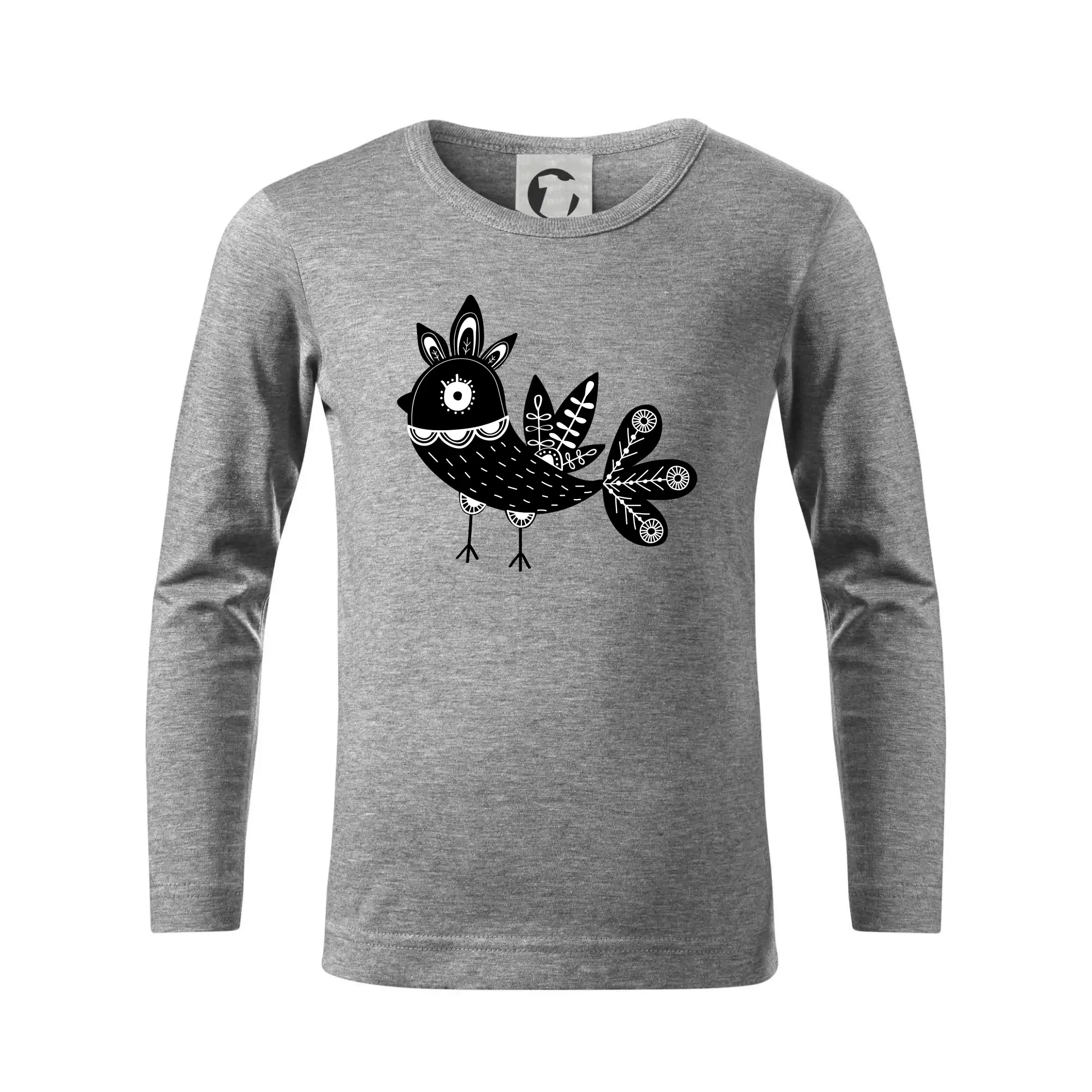 Ptáček černobílý folklór