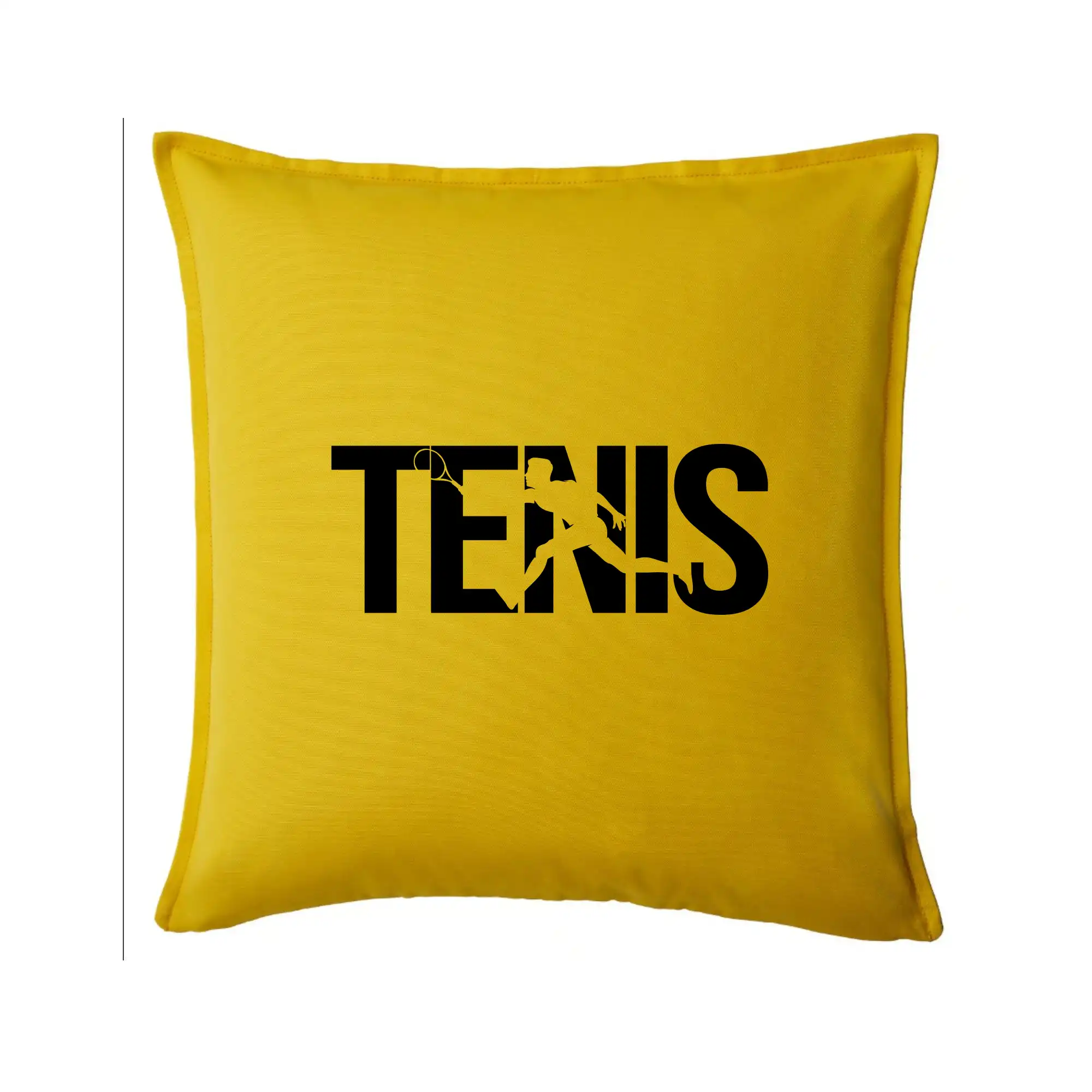 Tričká na tenis - Tenis nápis silueta - Vankúš 50x50