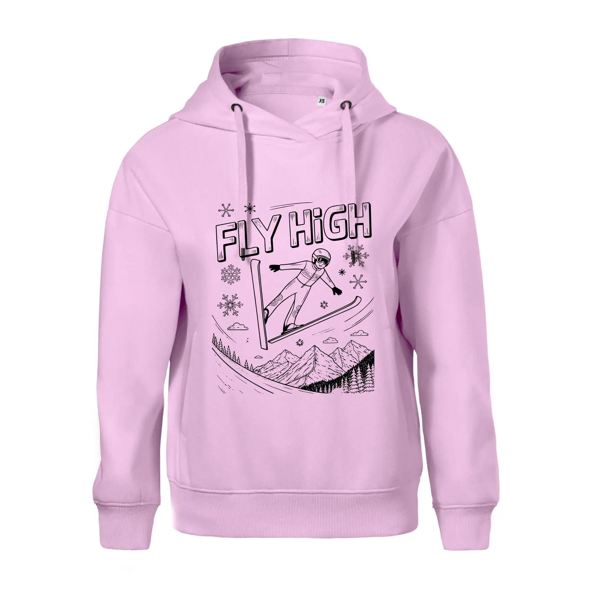 Černobílý skokan fly high