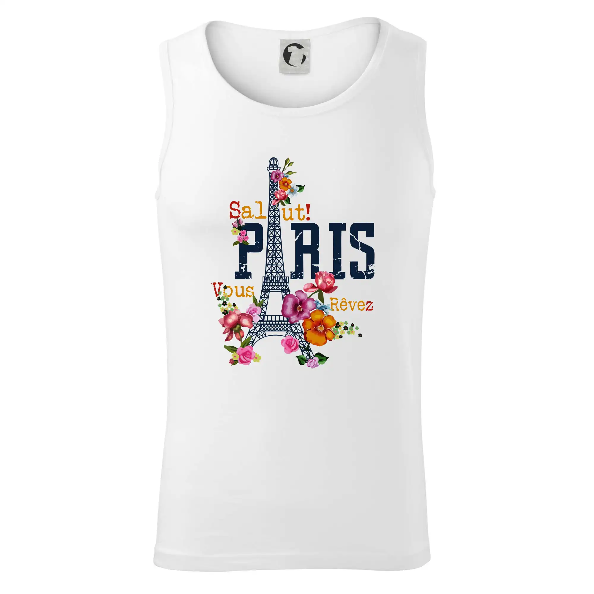 Tričká Francúzsko - Paris salut vous revez - Tielko pánske Core