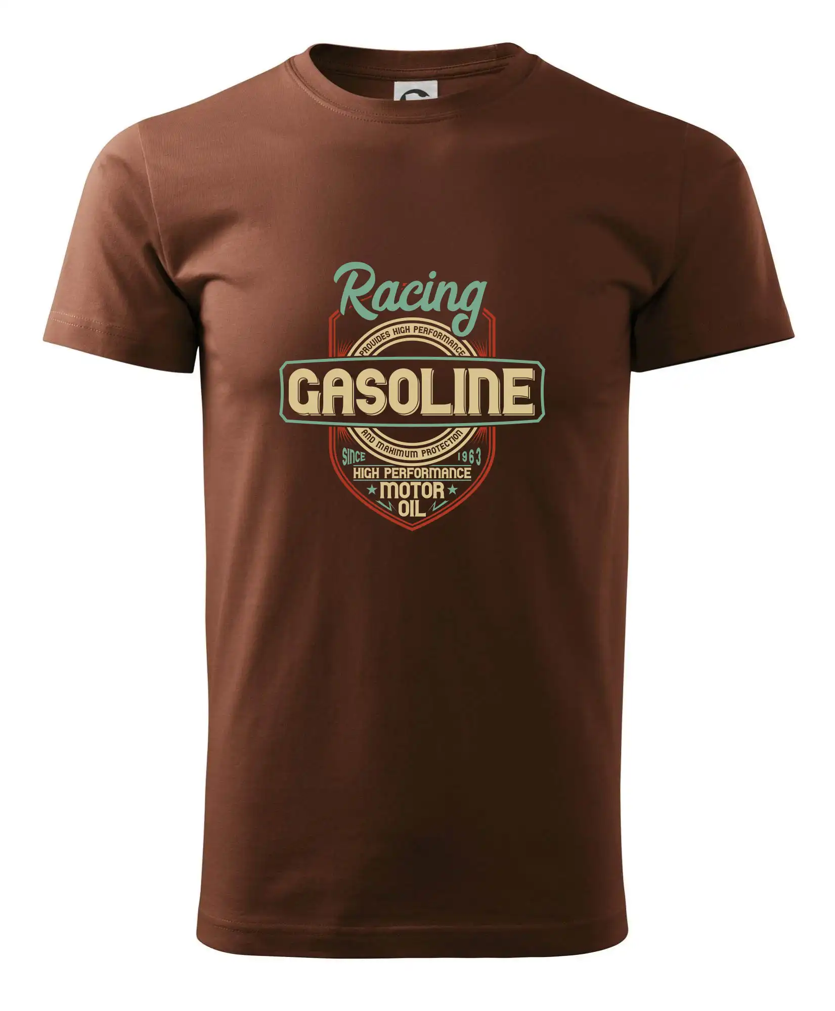 Tričká a mikiny s potlačou motoriek – pre pravých motorkárov - Racing Gasoline Motor Oil - Pánske tričko nižšej gramáže