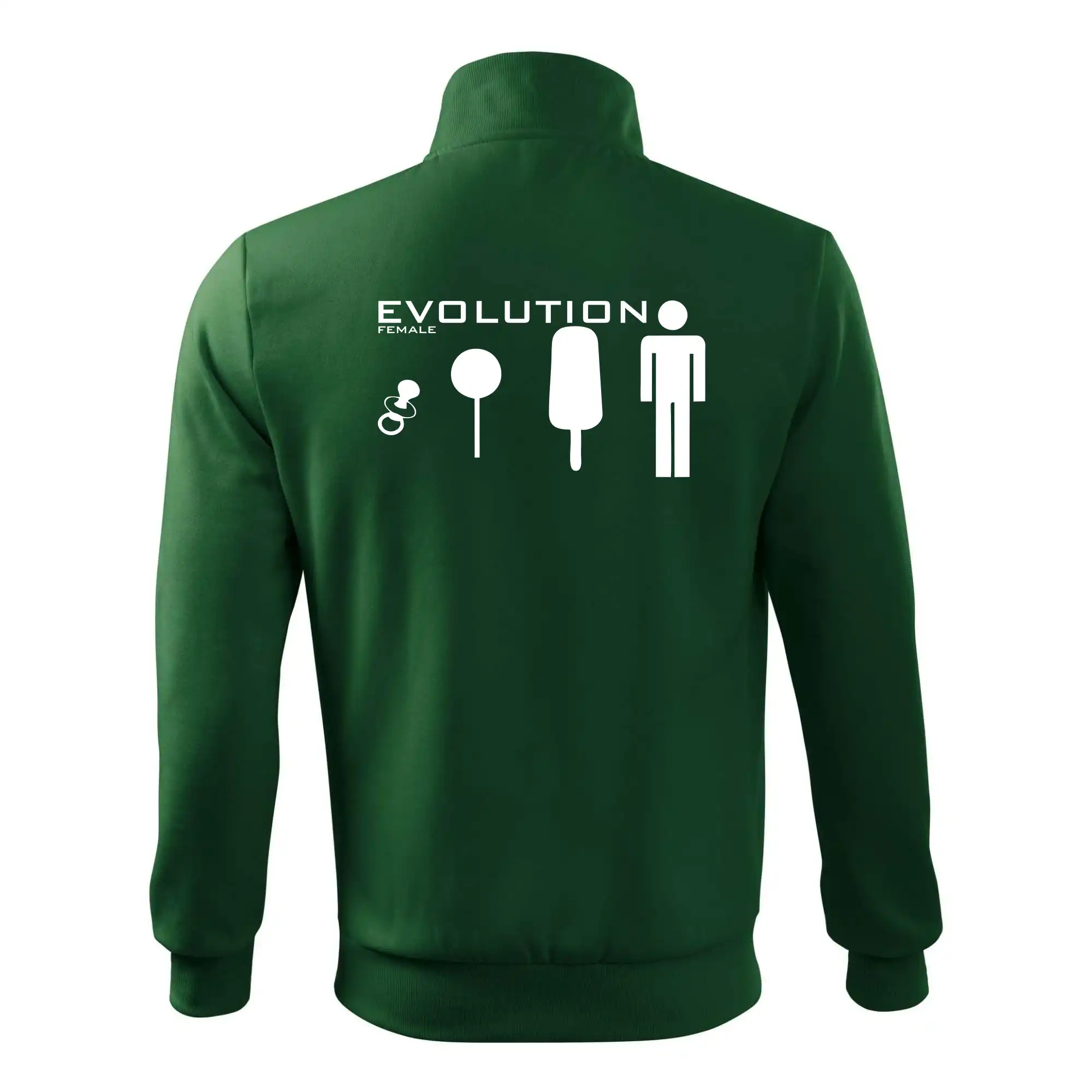 Tričká s potlačou evolúcia - Evolúcia ženy - Mikina bez kapucne Adventure