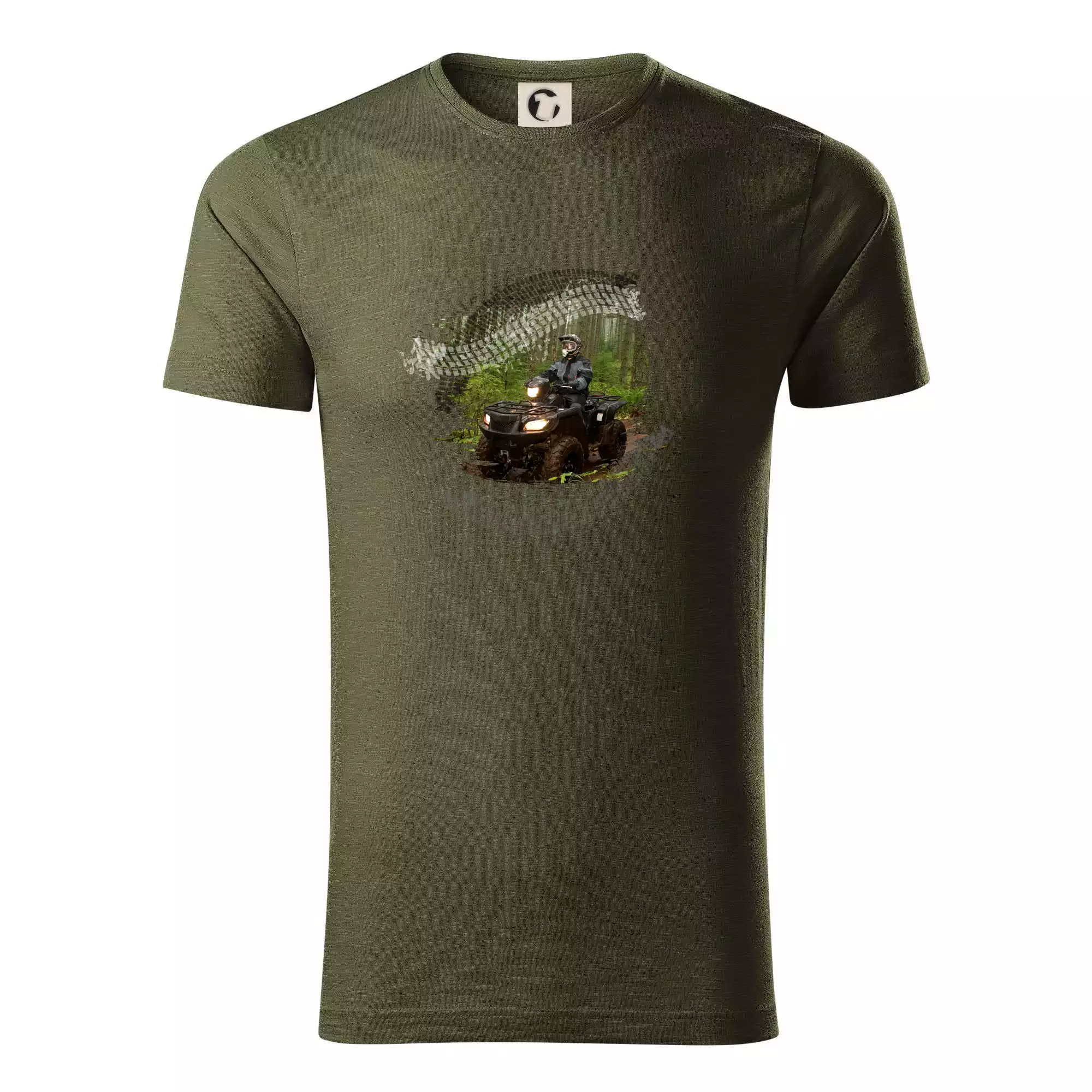 ATV čtyřkolka v lese