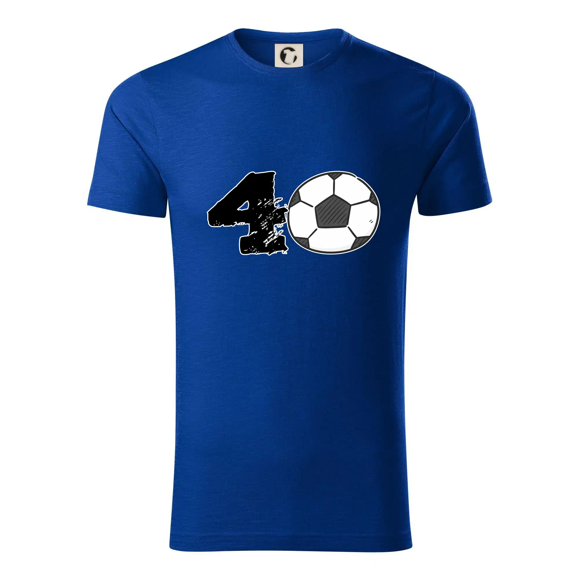 Tričká pre futbalistov - Futbal okrúhle narodeniny 40 - Tričko z organickej bavlny