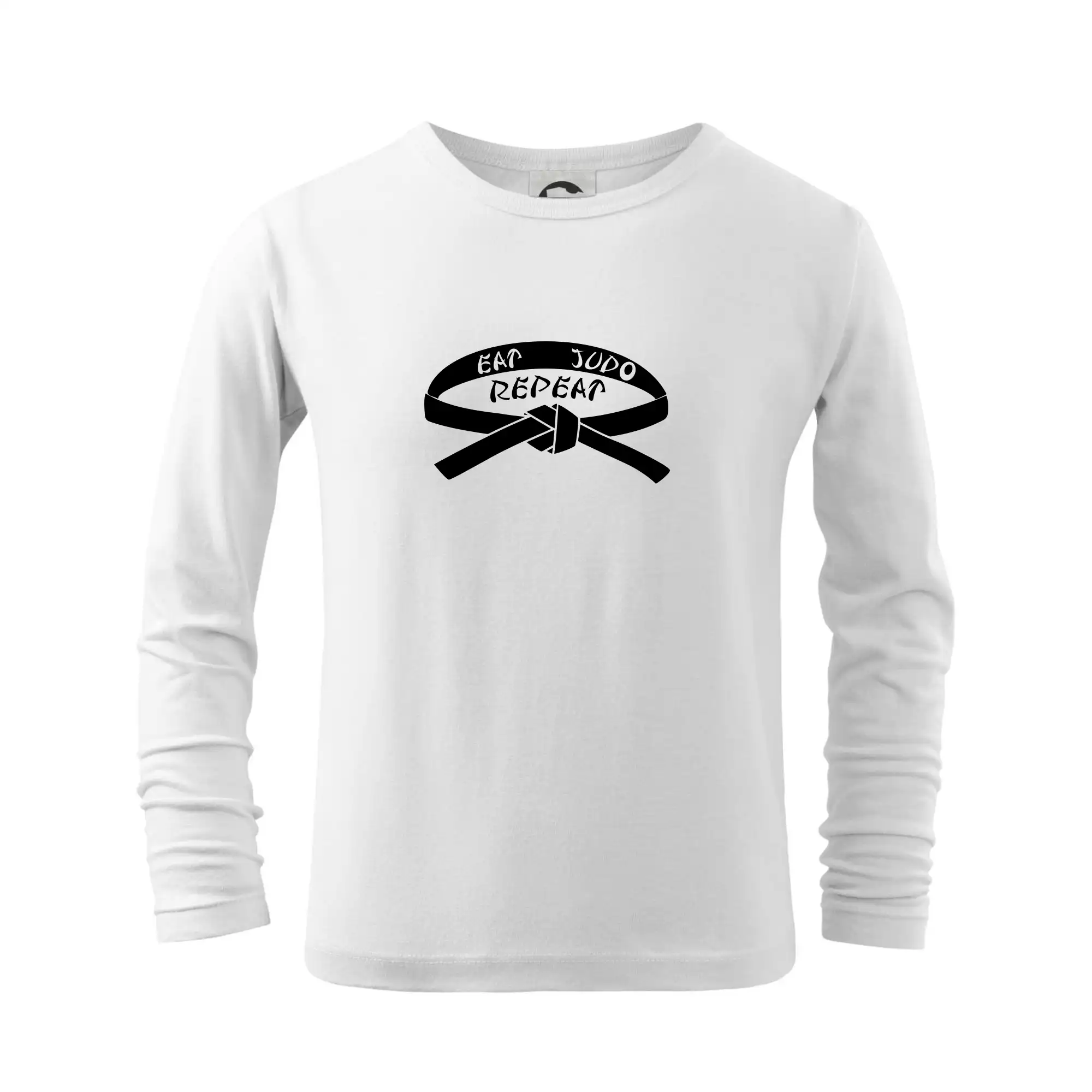 Tričká Judo - Judo eat repeat - Tričko detské Long Sleeve