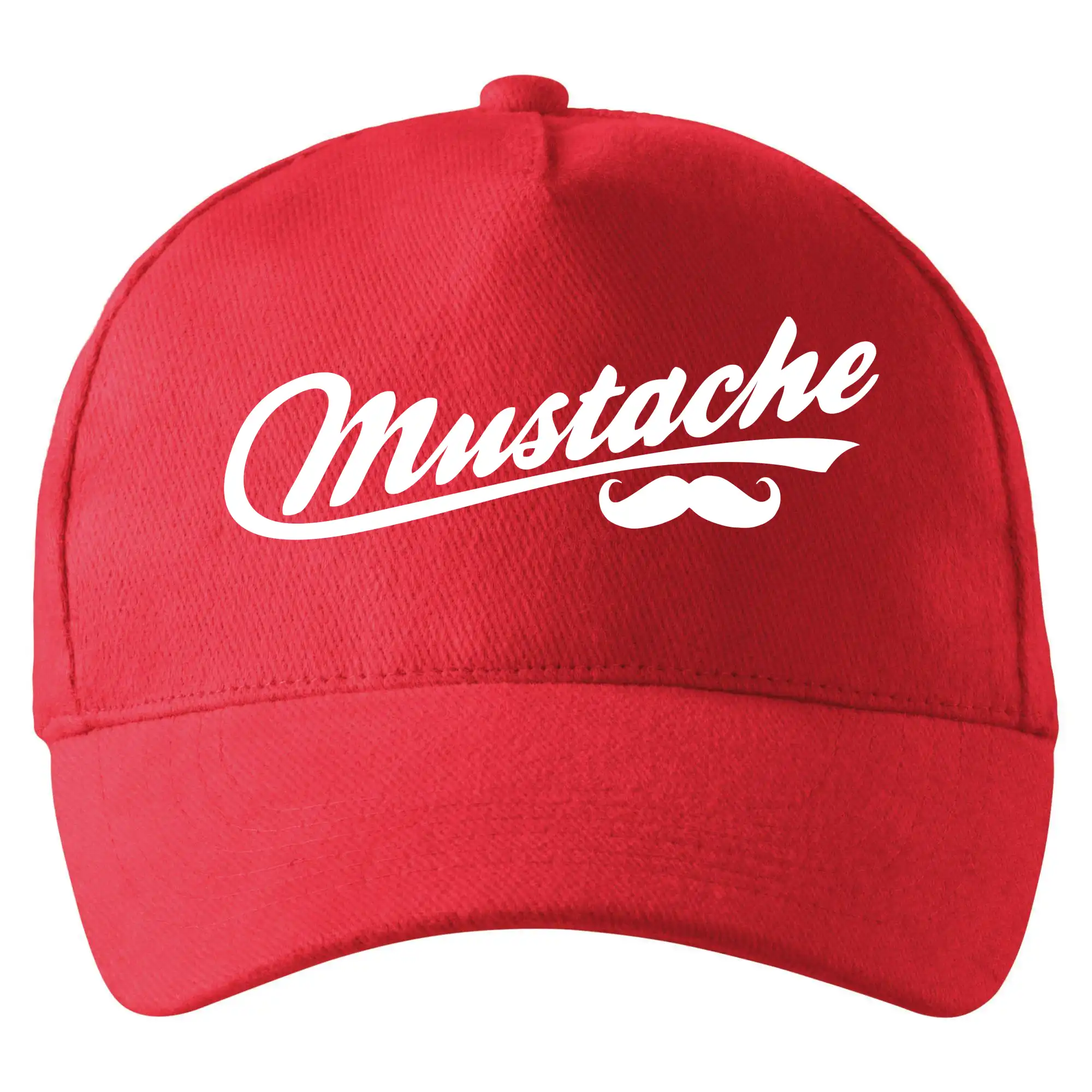 Tričká s fúzikmi - Mustache - nápis - Šiltovka so zahnutým šiltom a mosaznou sponou